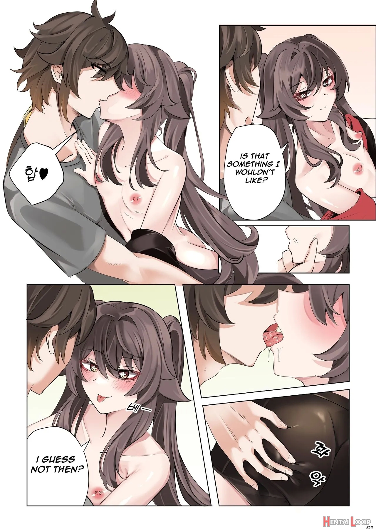 Contract (remake) - A Hu Tao X Zhongli Hentai Comic page 12