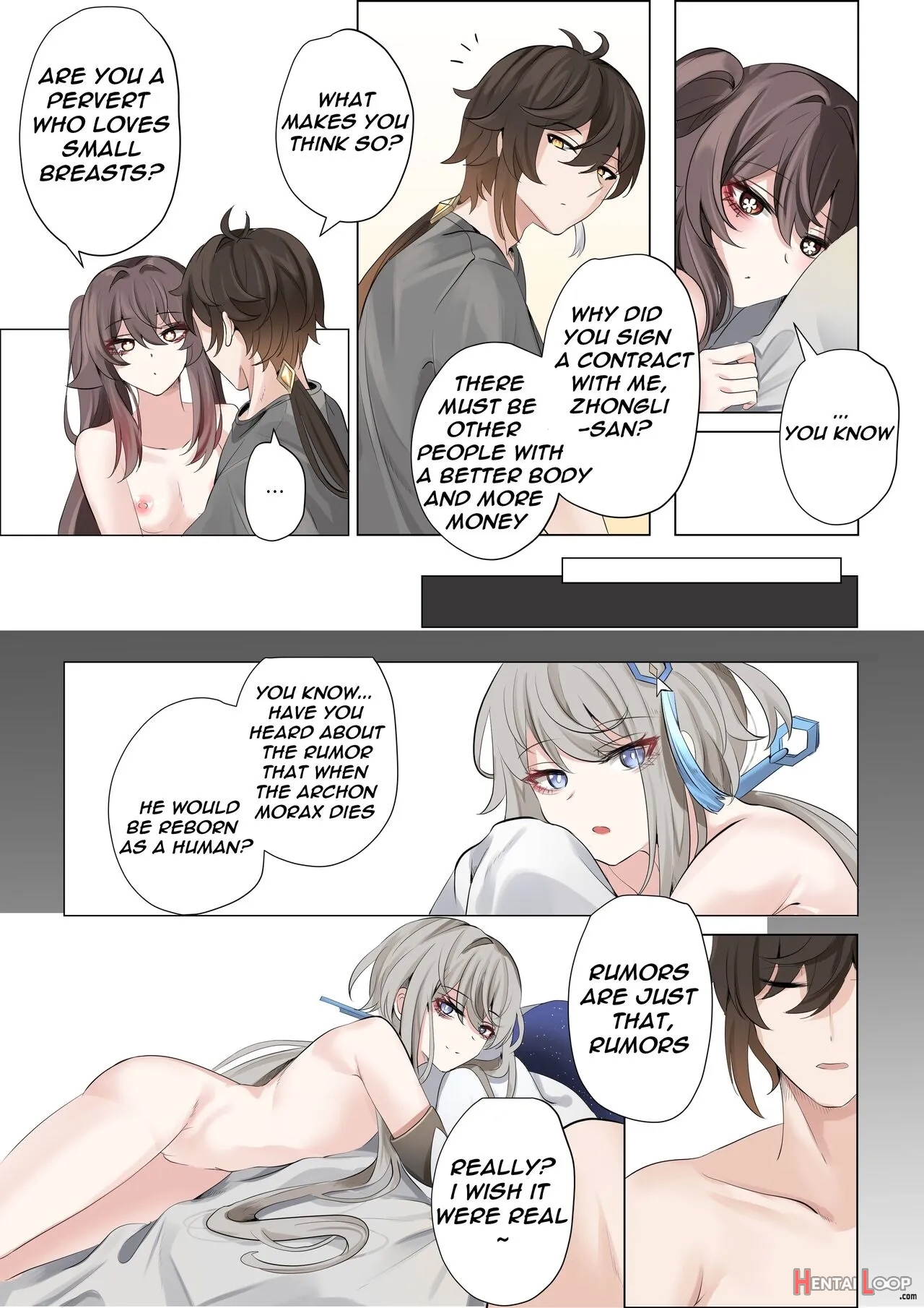 Contract (remake) - A Hu Tao X Zhongli Hentai Comic page 31