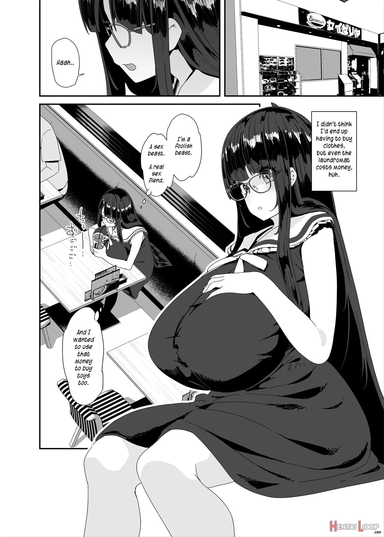 Dosukebe Kyonyuu Joshi Ga Shopping Mall Made Odekake Onanie Suru Hanashi page 39