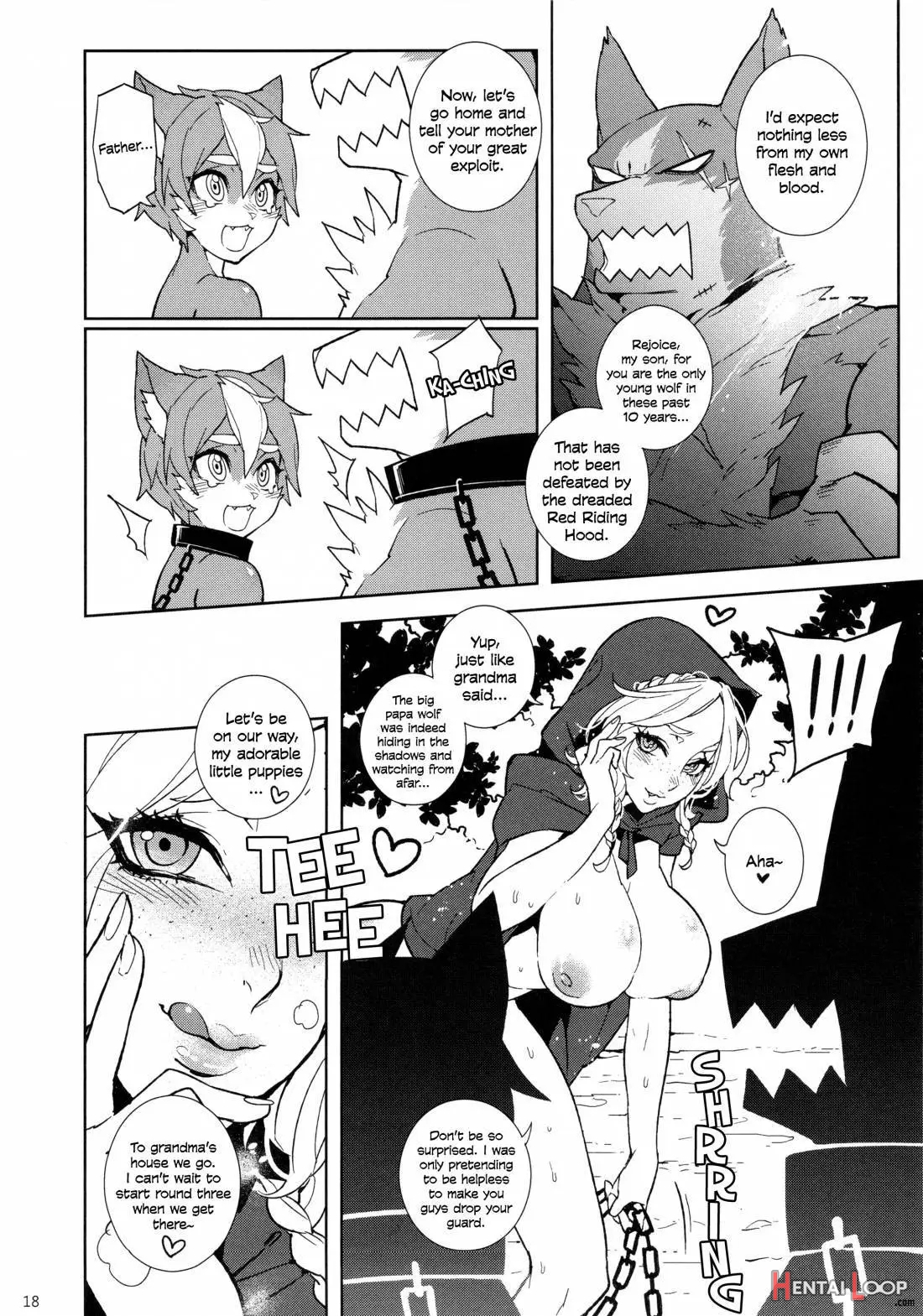 Dounen Hakai ~ookina Akazukin & Chiisaki Ookami~ - Decensored page 18