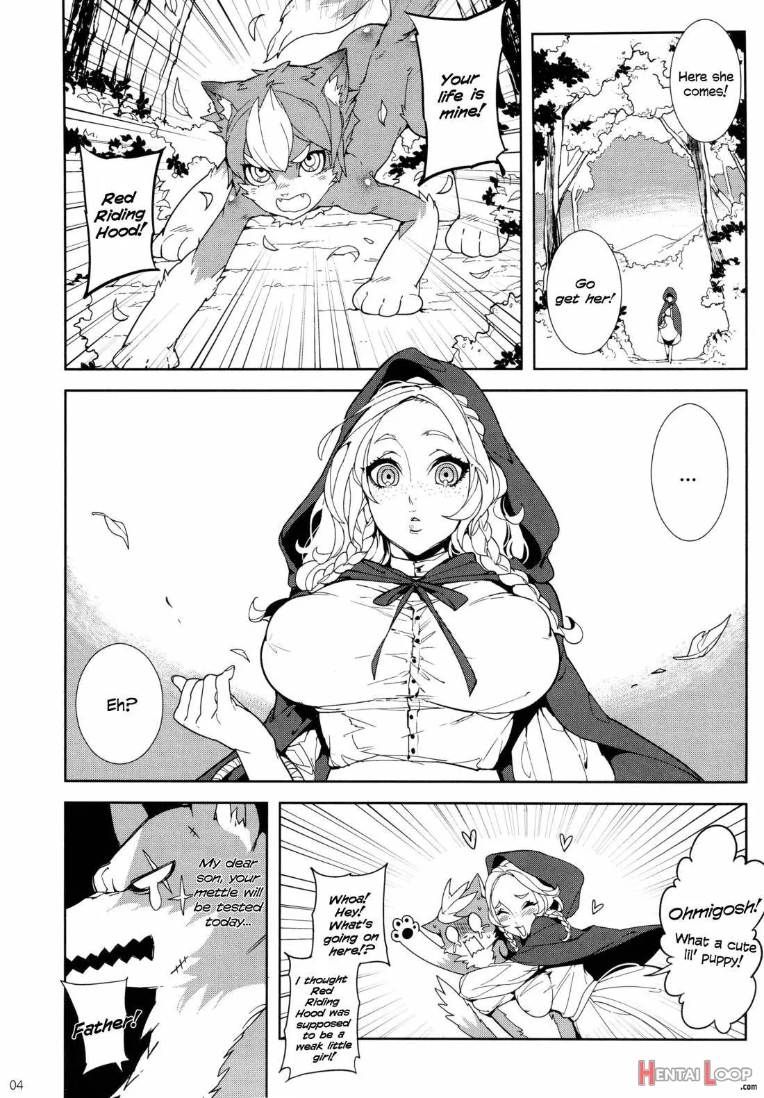 Dounen Hakai ~ookina Akazukin & Chiisaki Ookami~ - Decensored page 5