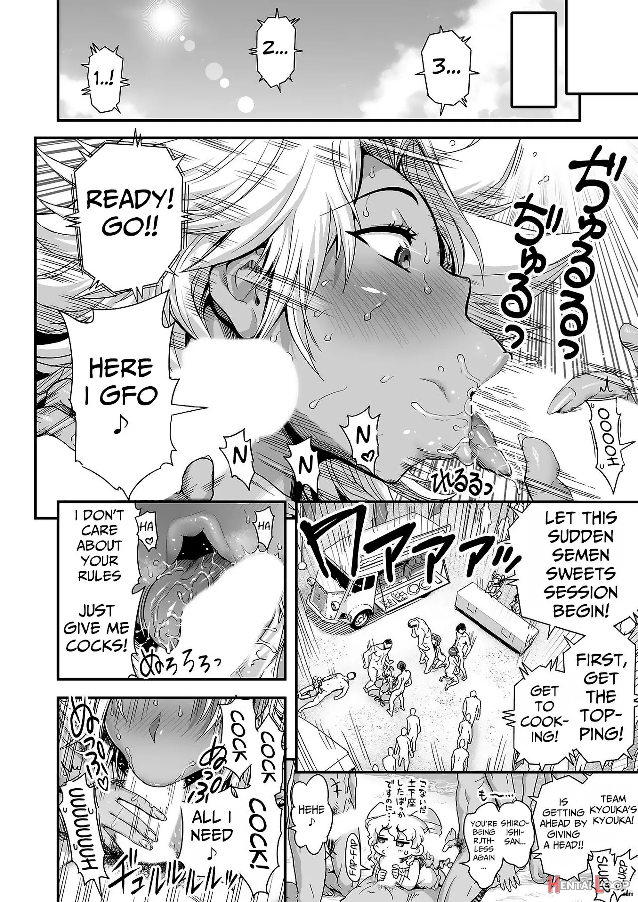 Energy Kyo-ka!! ~bakunyuu Jk. Gachi Zeme Hatsujou Chuu!~ Omata De Nukarete Okuchi De Gokugoku? Yuujou To Fukujuu No Semen Gourmet Match!? page 5