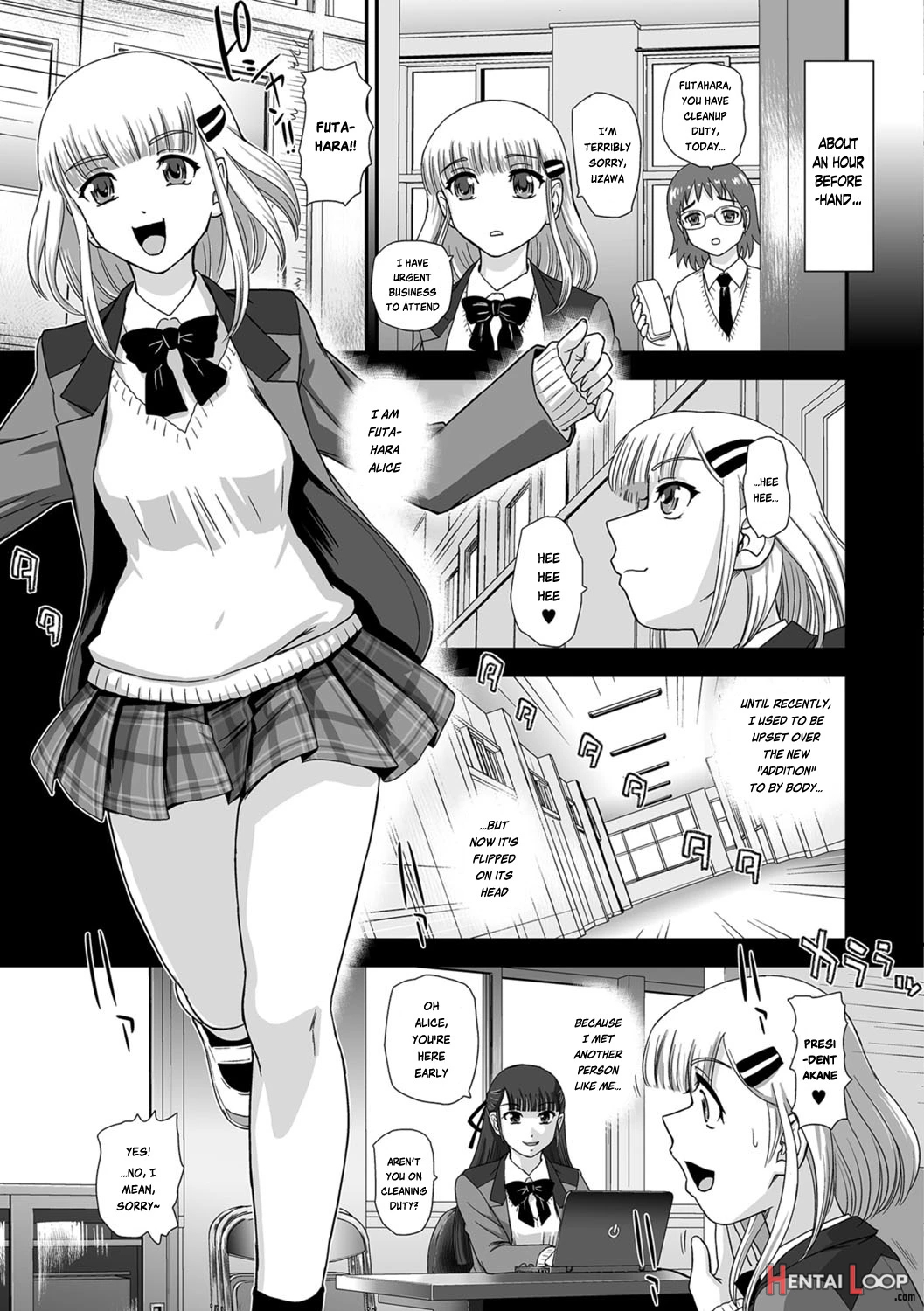 Futa Sex Alice ~dai 2 Wa Koushaura De Tsukamaete~ page 3