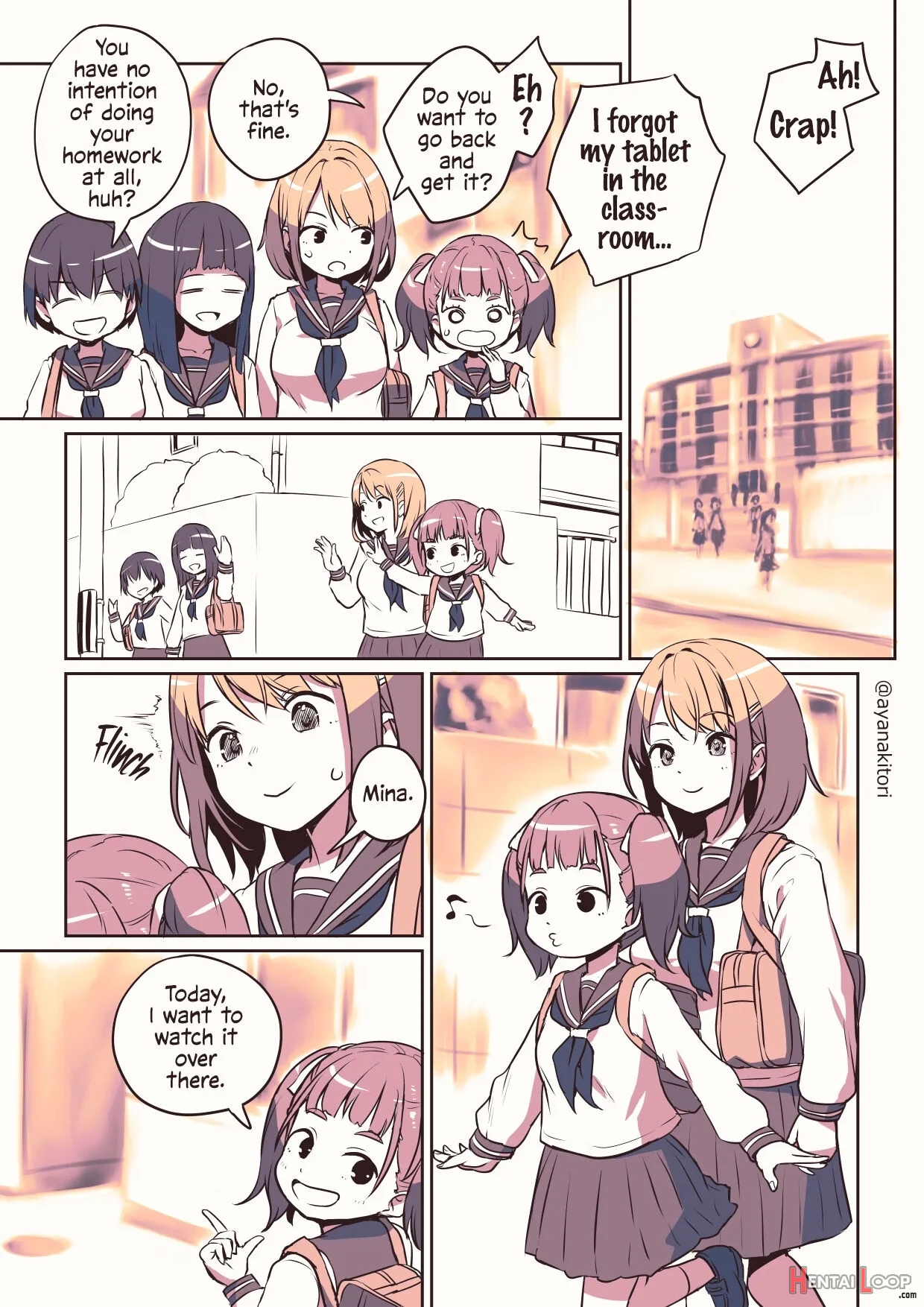 Futanari-chan No Hitori H O Miru Kankei page 1