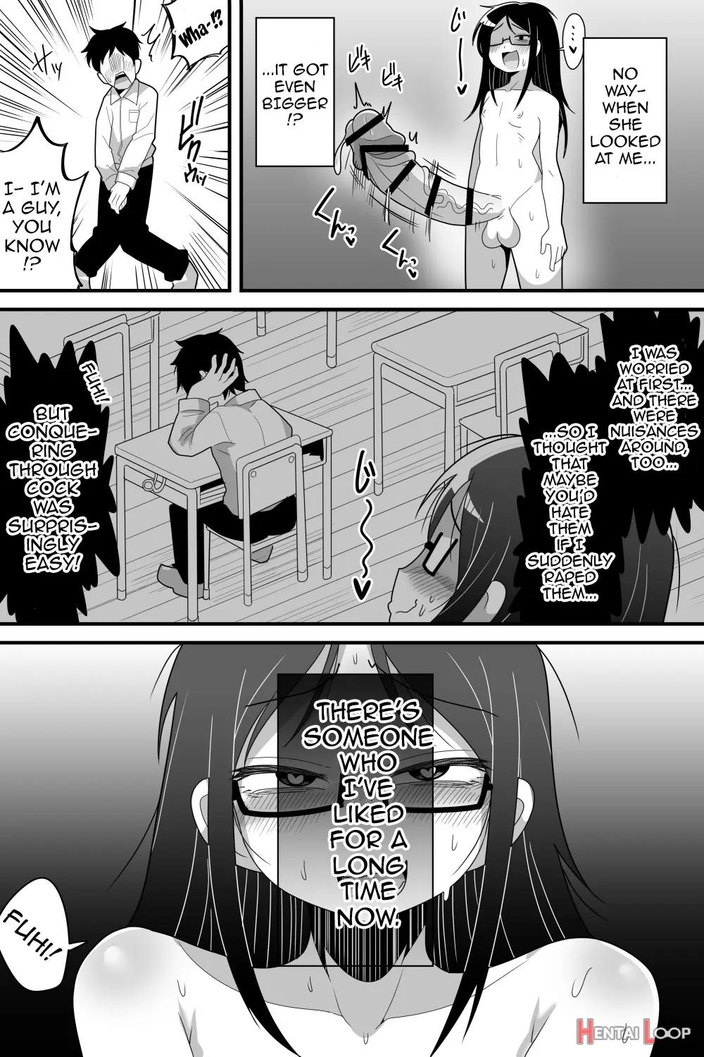 Futanari Nekura Onna Ni Boku Ga Ki Ni Natteta Onnanoko-tachi O Kyokon Chinpo De Netorareru Hanashi page 33