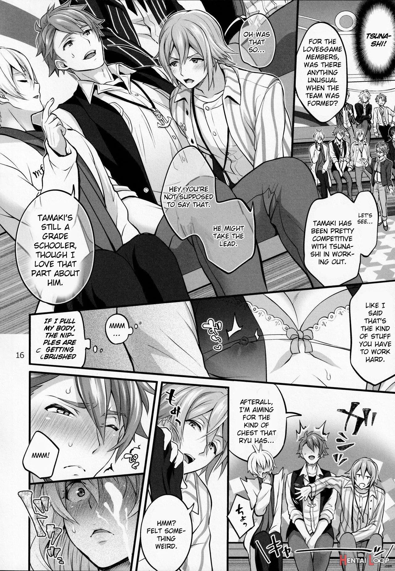 Futanari Ni Natte Shimatta Tajimusho Manager No Watashi Ga Eroero Beast De Wadai No Idol Tsunashi Ryunosuke-san To Himitsu No Shitagi Trade page 13