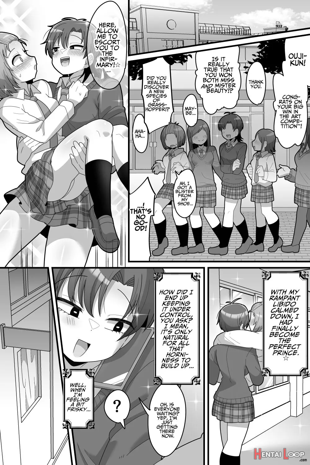 Gakuen No Ouji-sama Vs Futanari Chinpo page 40