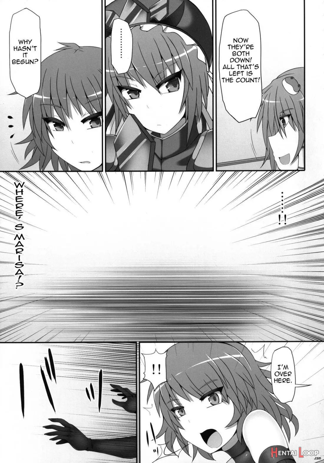 Gensoukyou Futanari Chinpo Wrestling 2 - Reimu & Marisa Vs Yuuka & Sanae page 28