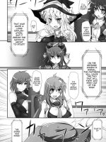 Gensoukyou Futanari Chinpo Wrestling 2 - Reimu & Marisa Vs Yuuka & Sanae page 9