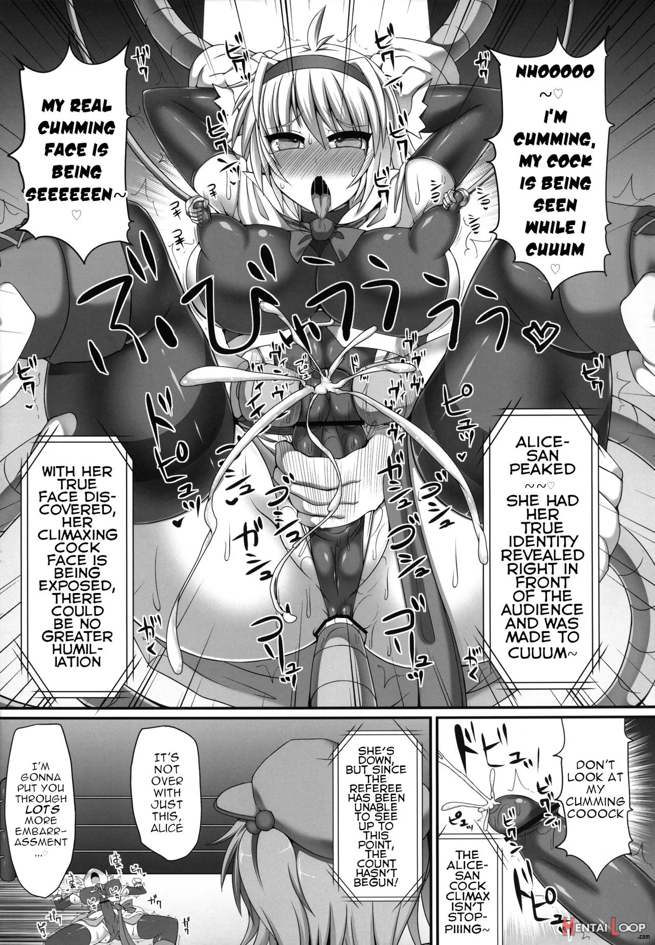 Gensoukyou Futanari Chinpo Wrestling 3 - Kamen Ningyou Tsukai "a" Vs Devil Nitori page 20