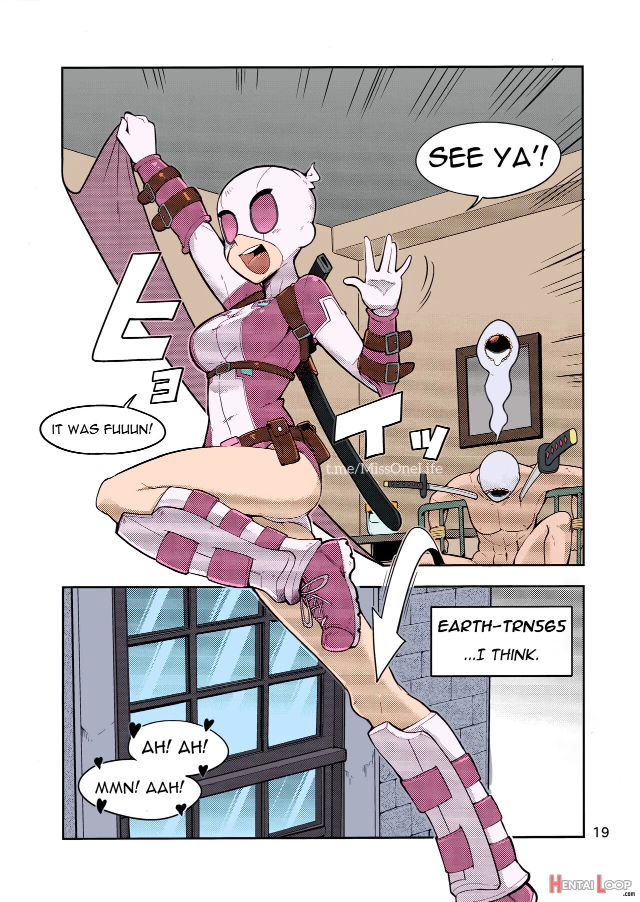 Gwenpool Ecchi Na Sekai Ni Ojama Shima~su - Colorized page 18