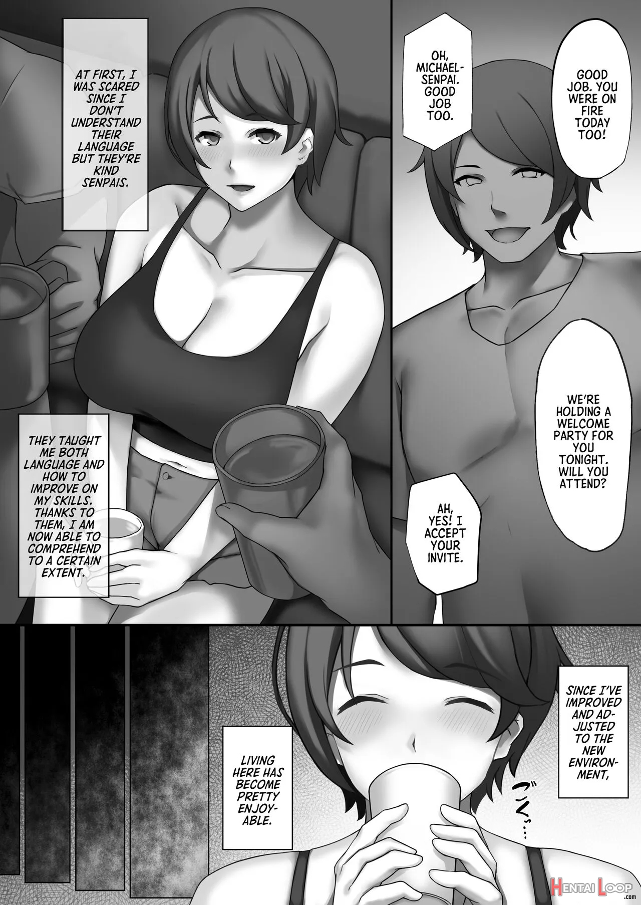 H-cup Joshi Daisei Volley-bu, Ochiru page 3