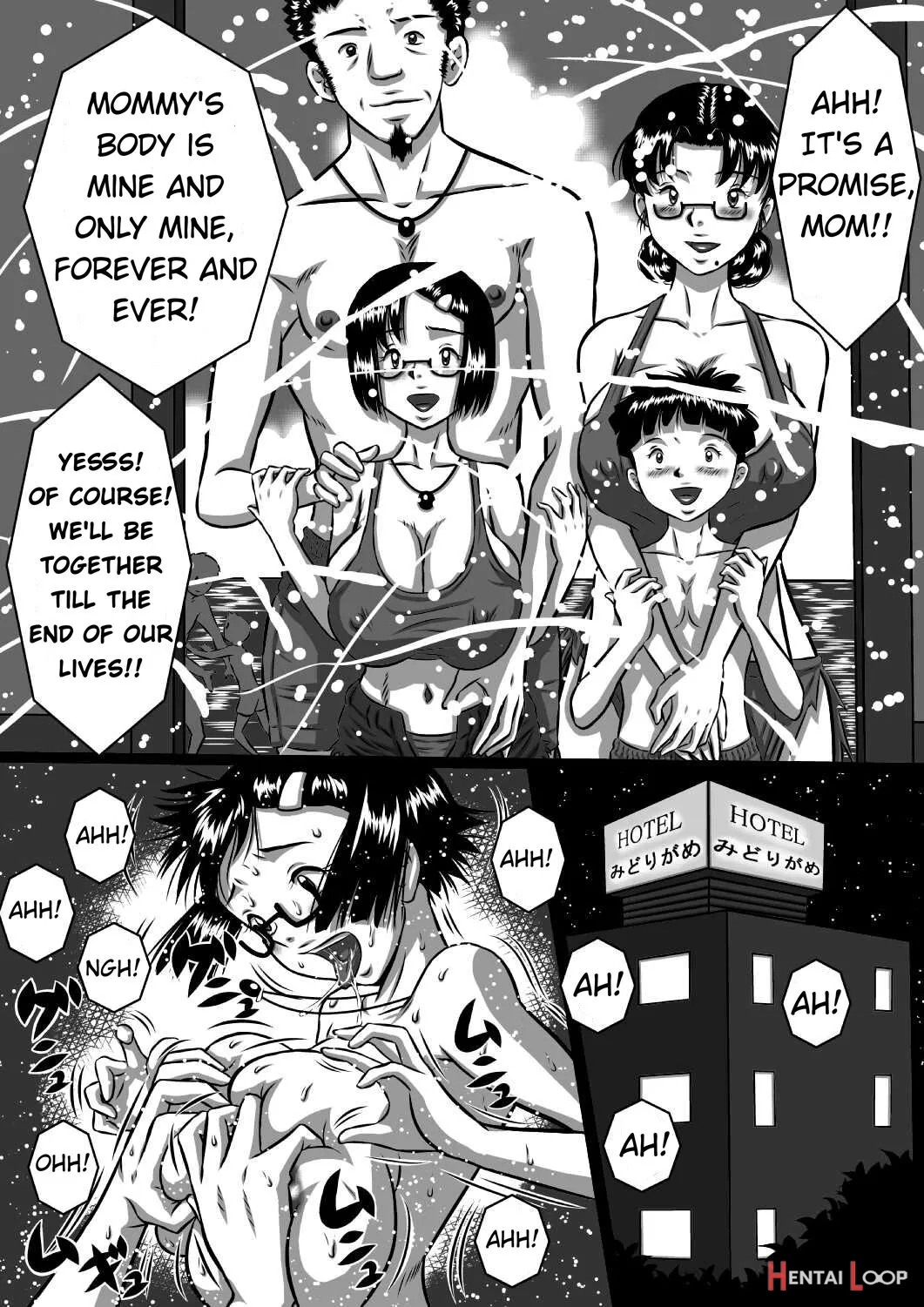 Haha X Musuko + Chichi X Musume! Konya Mo Kinshinsoukan (sex) Shinai To!! page 16