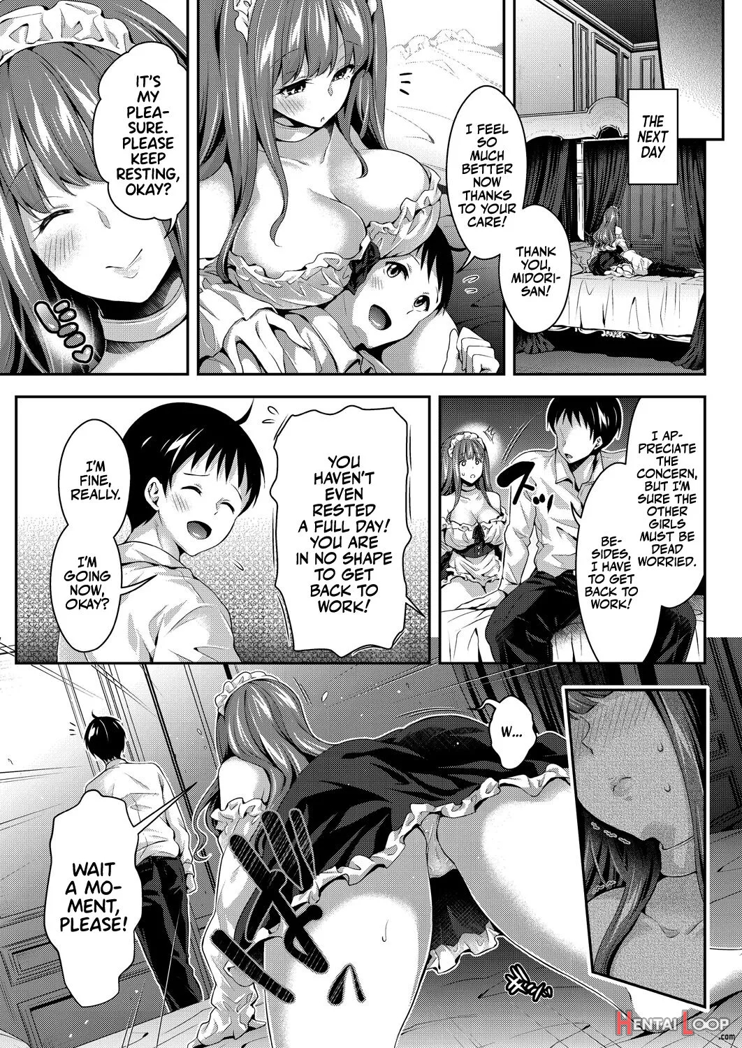 Harem Maid No Damedame Ecchi - Decensored page 124