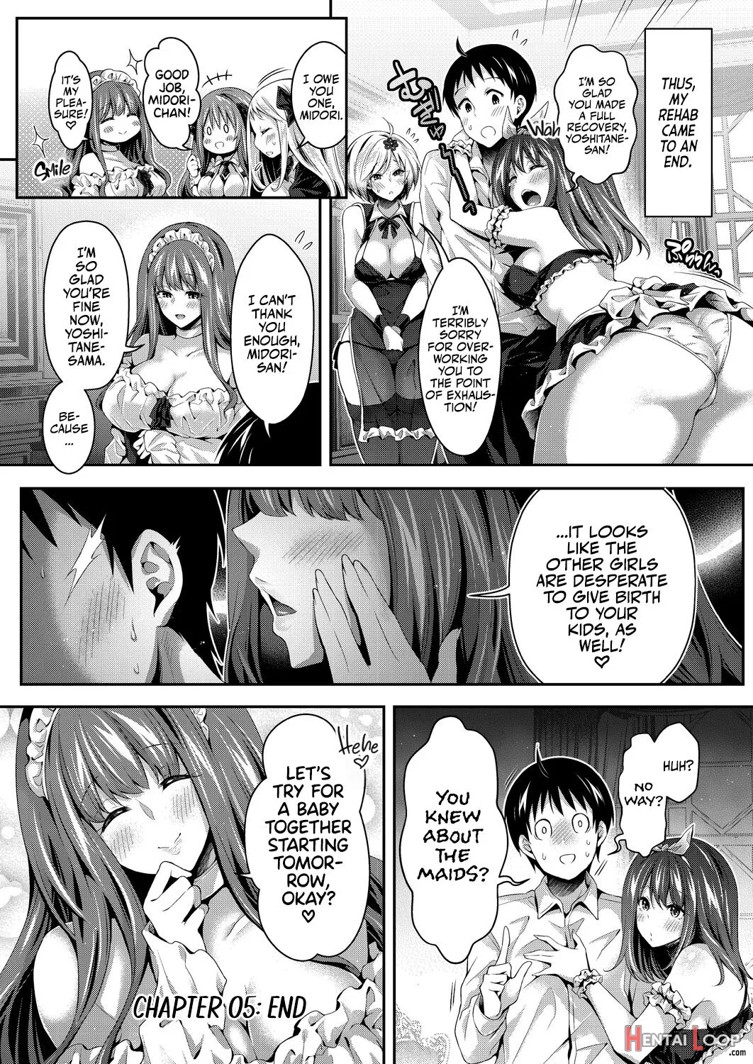 Harem Maid No Damedame Ecchi - Decensored page 143