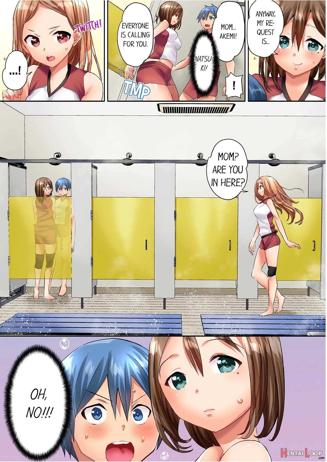 Hitozuma Volley-bu No Asedaku Sex ~shower Abinagara Micchaku Shichau? page 25