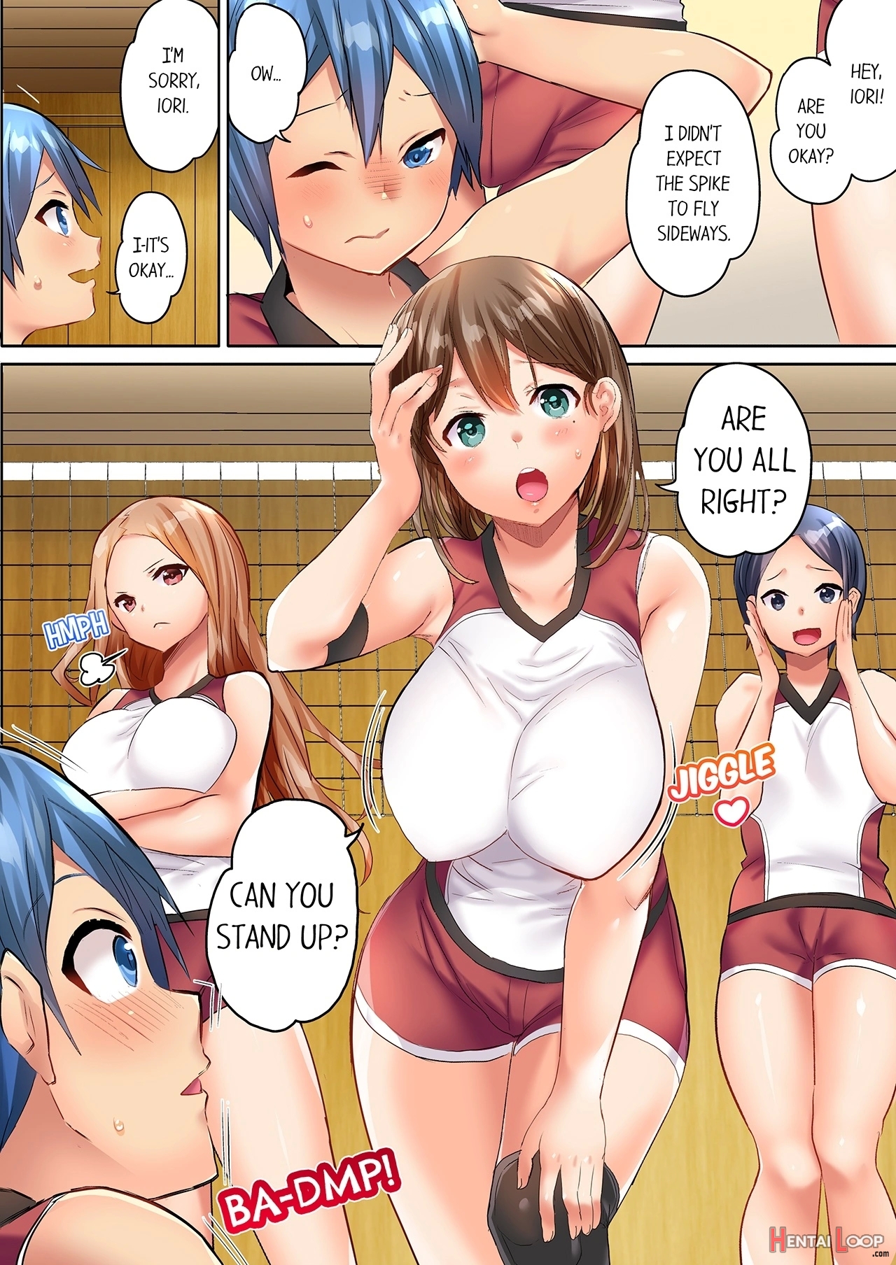 Hitozuma Volley-bu No Asedaku Sex ~shower Abinagara Micchaku Shichau? page 3