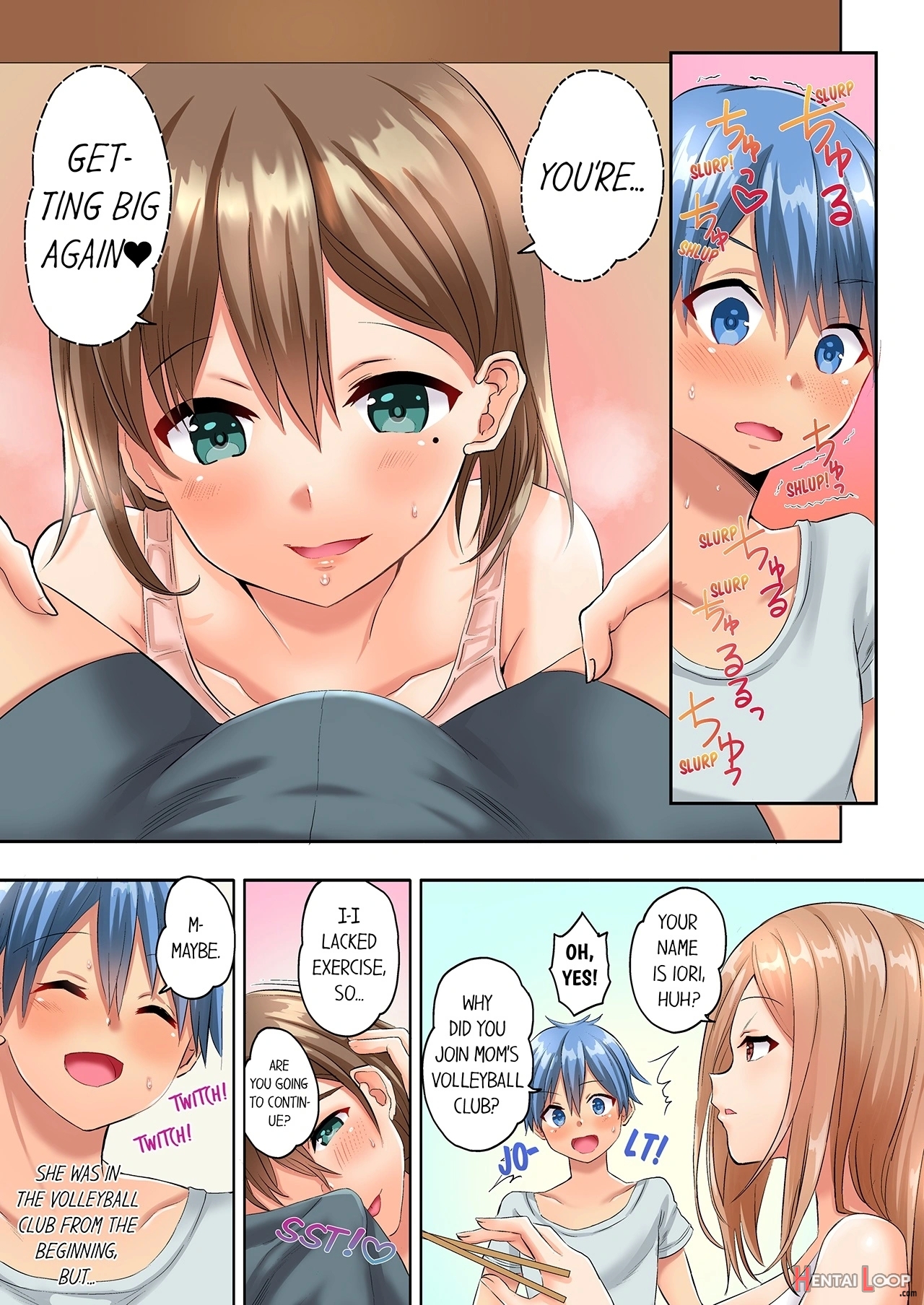 Hitozuma Volley-bu No Asedaku Sex ~shower Abinagara Micchaku Shichau? page 33