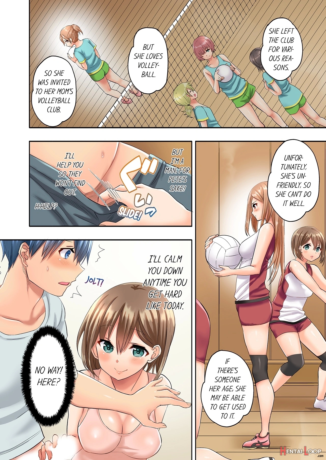 Hitozuma Volley-bu No Asedaku Sex ~shower Abinagara Micchaku Shichau? page 34