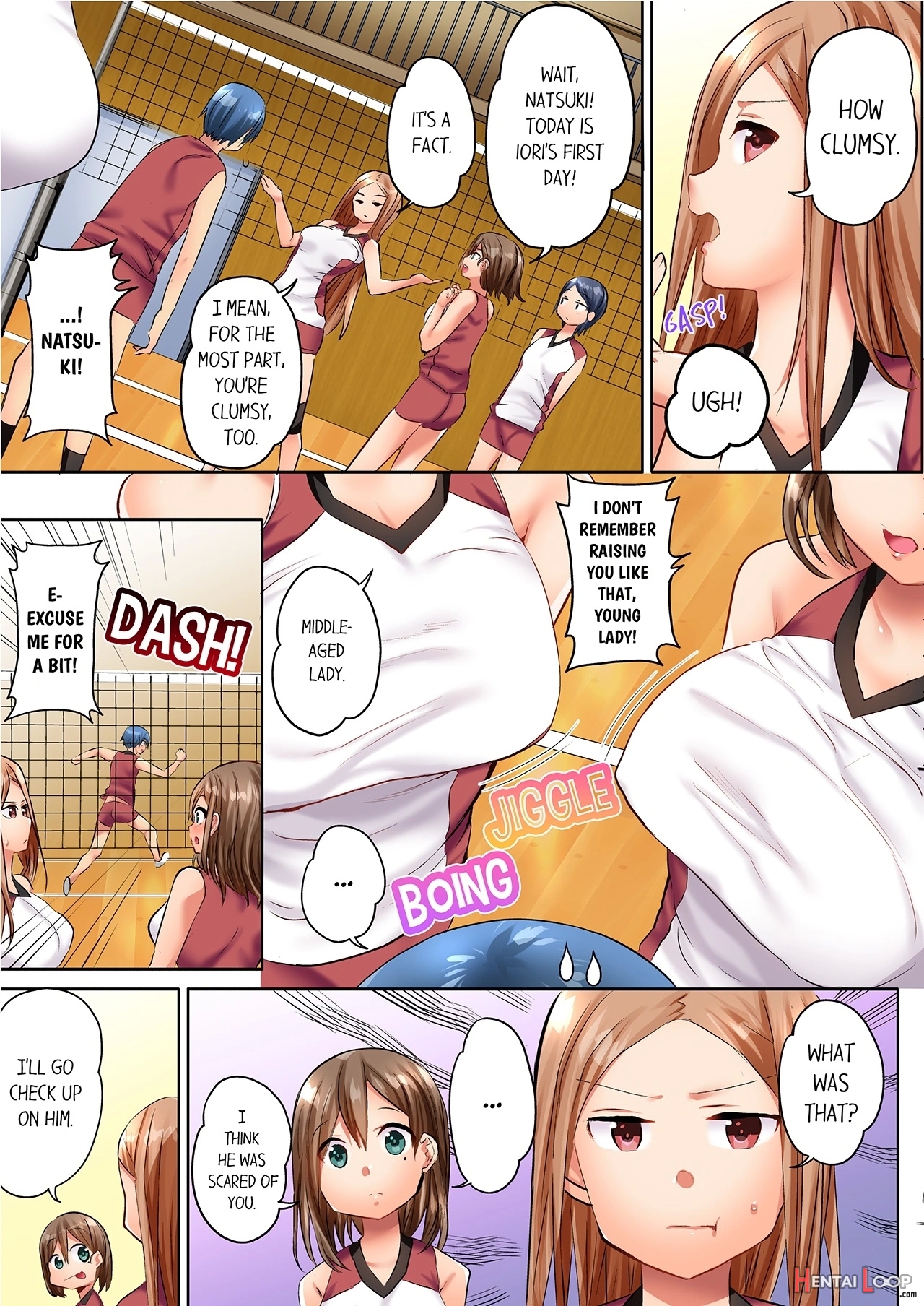 Hitozuma Volley-bu No Asedaku Sex ~shower Abinagara Micchaku Shichau? page 4