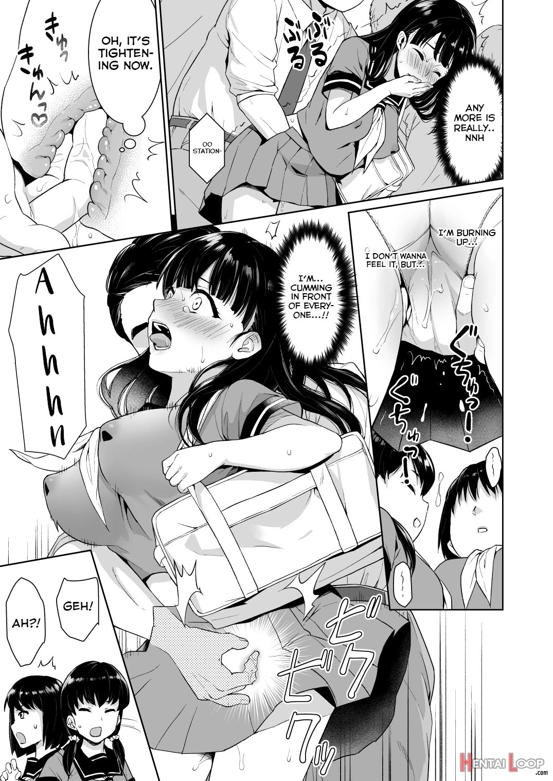 Iya Da To Ienai Jimikei Shoujo To Chikan Densha page 10