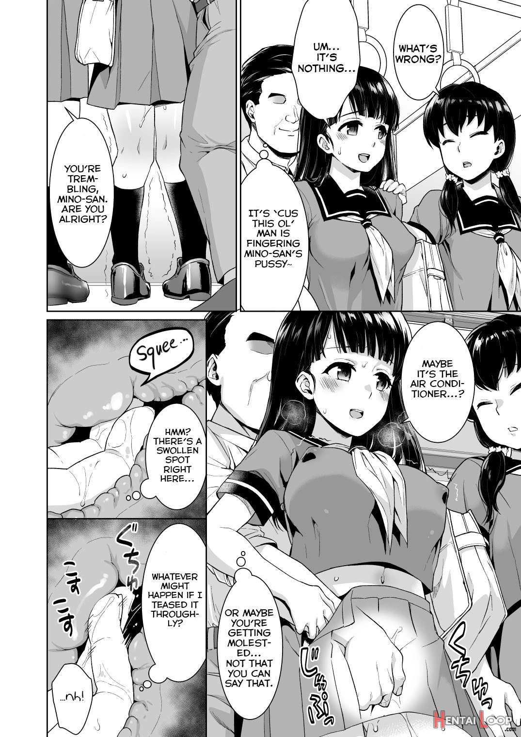 Iya Da To Ienai Jimikei Shoujo To Chikan Densha page 9