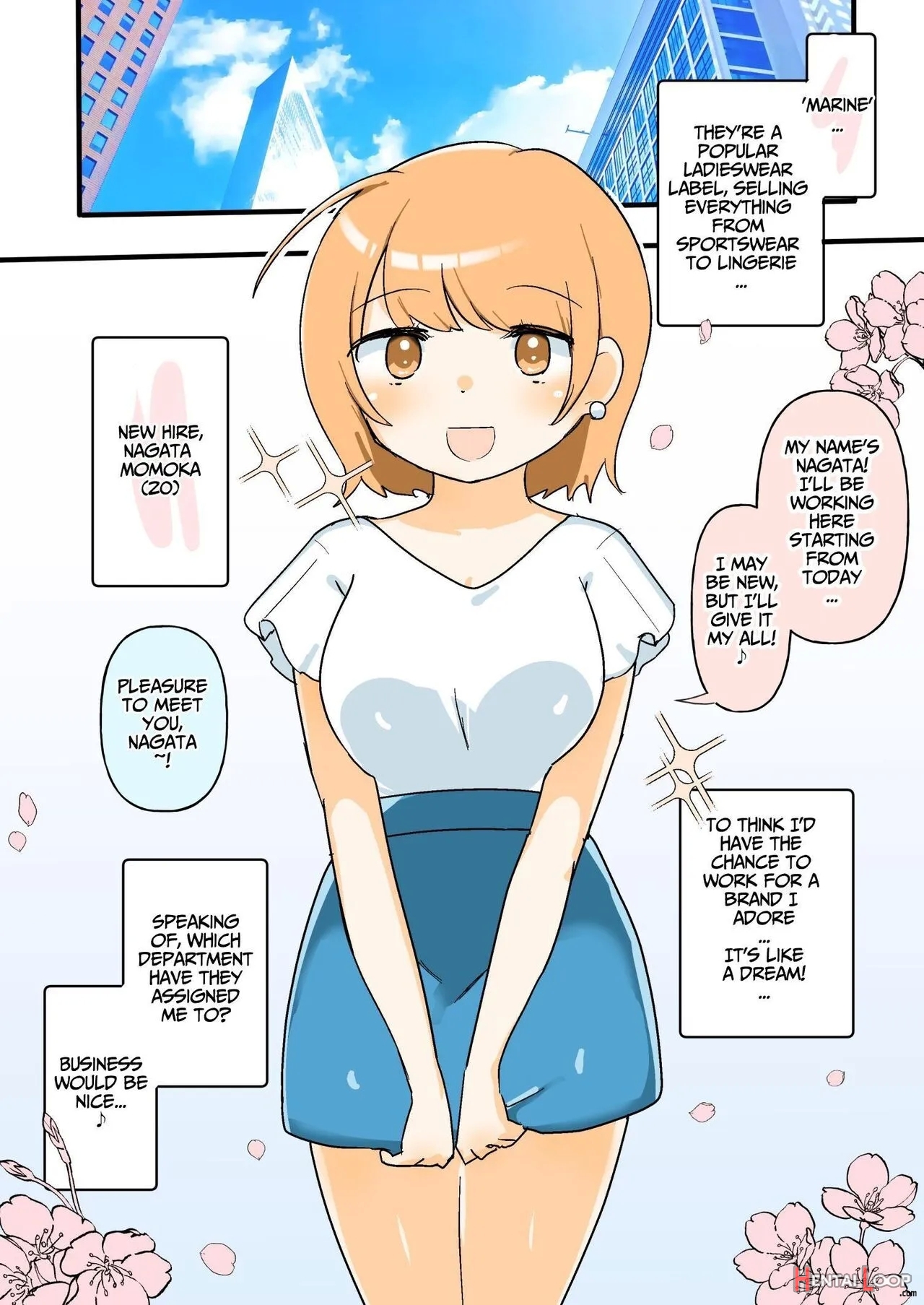 Jibun Ga Sekuharaka Da To Shiranai Shinnyuu Shain-chan O Maso Les Ochi Sasechaimasu page 2