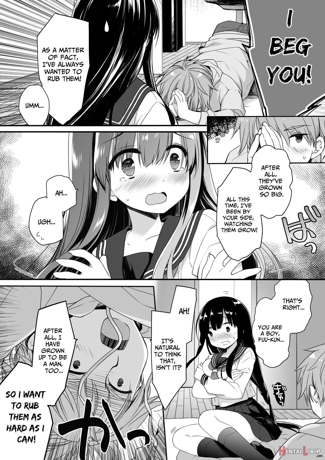 Jimi Bakunyuu Osananajimi No Oppai O 3-jikan Momi Tsuzuketara Taihen Na Koto Ni Natta page 11