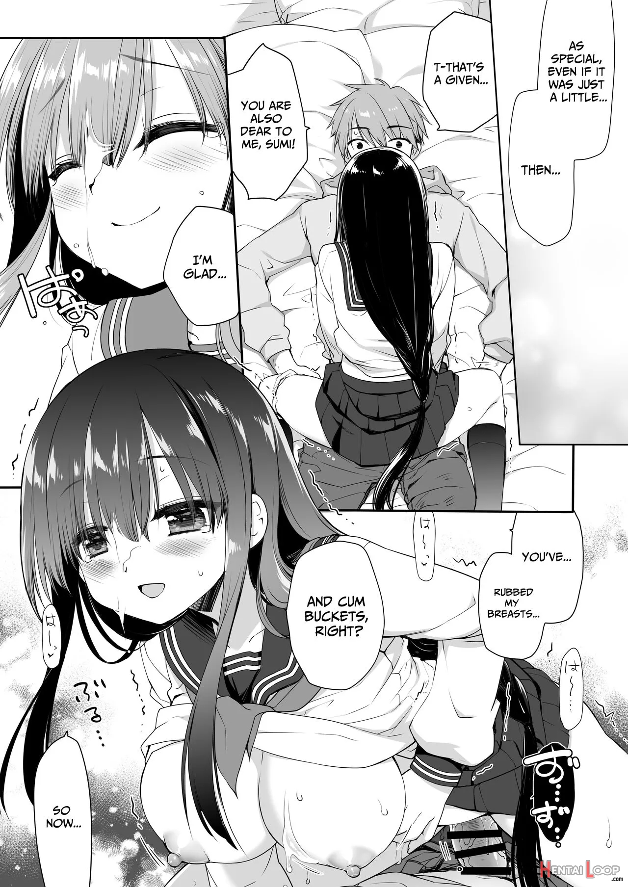 Jimi Bakunyuu Osananajimi No Oppai O 3-jikan Momi Tsuzuketara Taihen Na Koto Ni Natta page 49