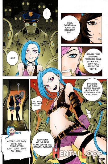Jinx Come On! Shoot Faster - Colorized page 3