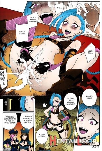 Jinx Come On! Shoot Faster - Colorized page 9