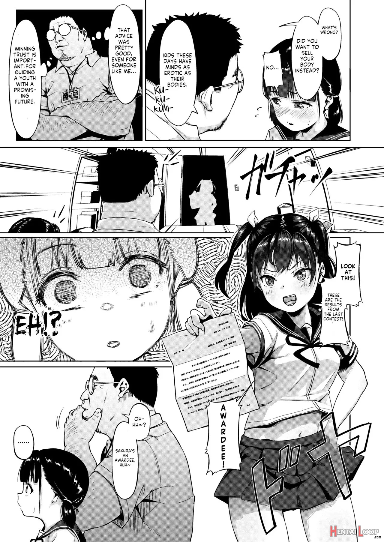 Joshi Shashin-bu To Oji-san Shidouin ~kuimono Ni Sareta Akogare~ page 10