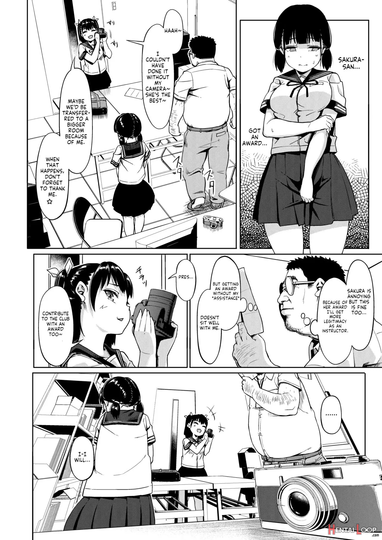 Joshi Shashin-bu To Oji-san Shidouin ~kuimono Ni Sareta Akogare~ page 11