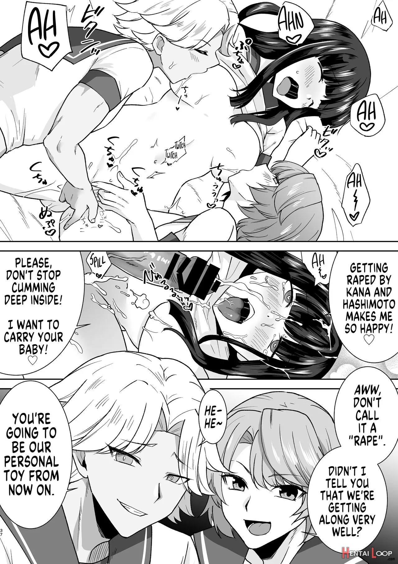 Joshikousei Sennyuu Repo 2 ~hanzaisha Ga Onnanoko Ni Hyoui Shite Mita~ page 37