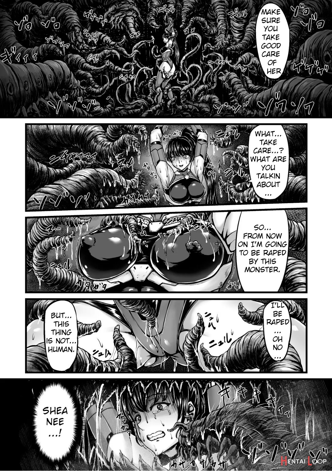 Kangoku Tentacle Battleship Episode 1 - Decensored page 12