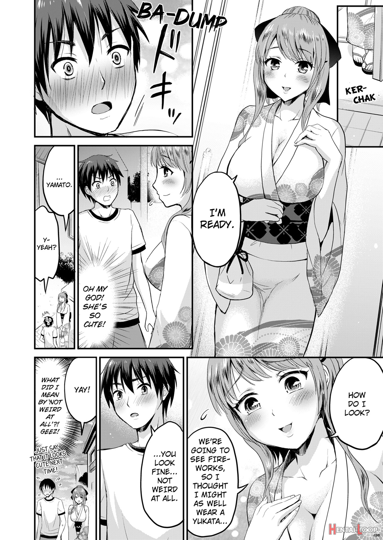 Koibito No Furi Shite Tara, Iki Goe Ga…. Yukata Sugata No Kyonyuu Oneesan Ni, Tamarazu Sounyuu 1 page 5