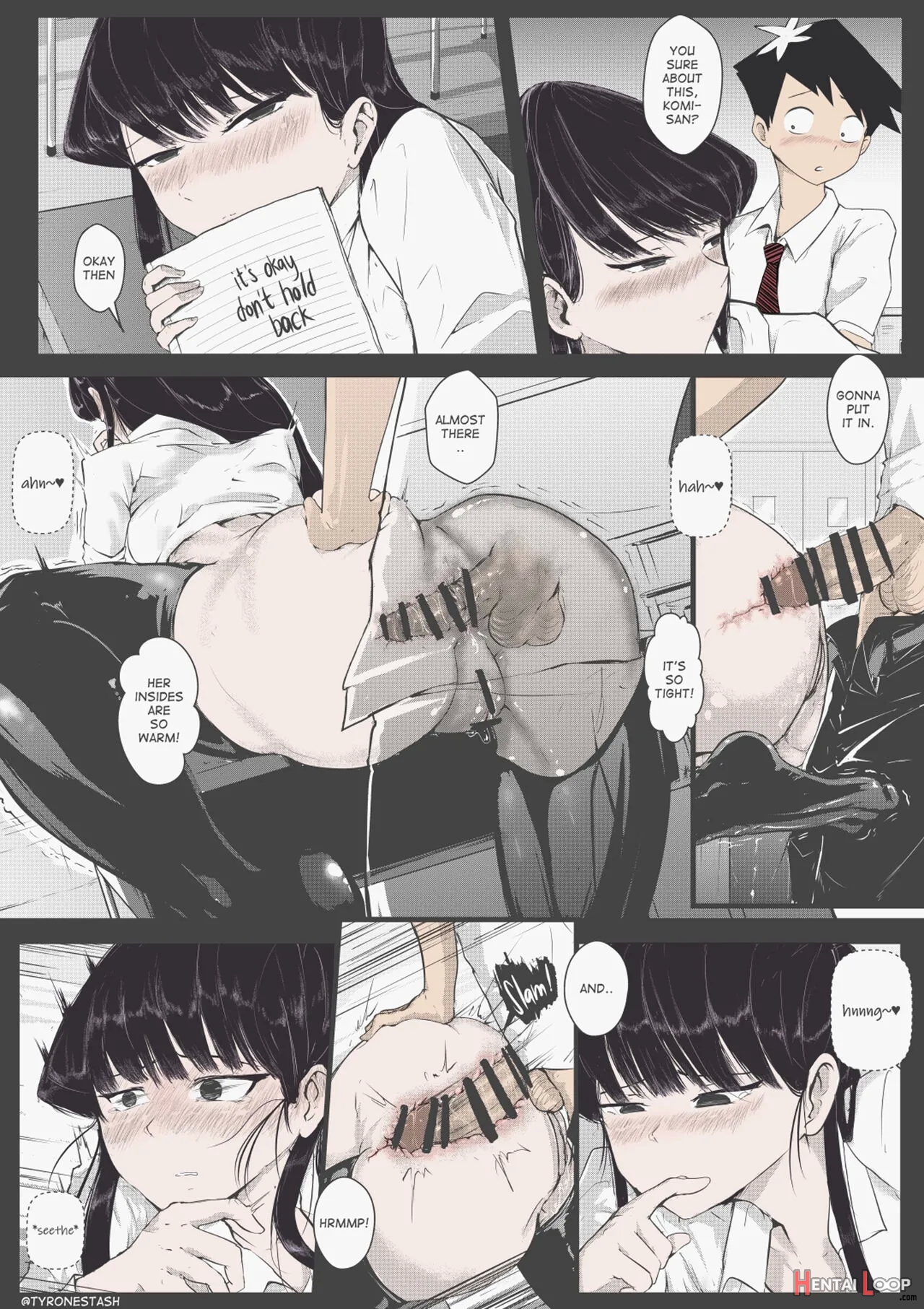 Komi X Manbagi X Tadano - Colorized page 8