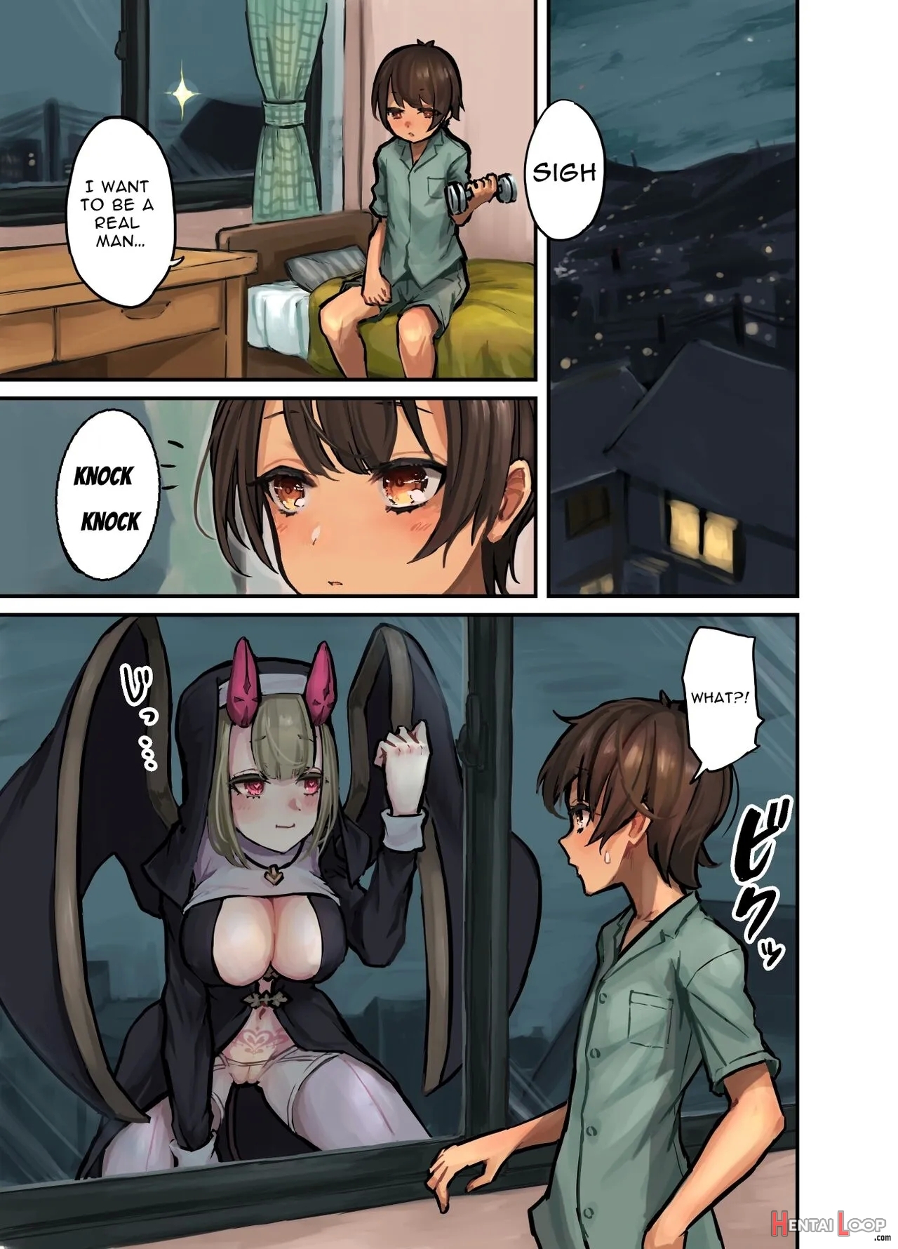 Konban Wa Sister Succubus - Evening. Sister Succubus. page 2