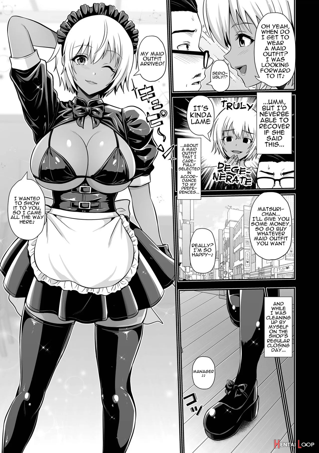 Kuro Gyaru Maid Ga Gohoshi Shichau Zo ♪ page 3