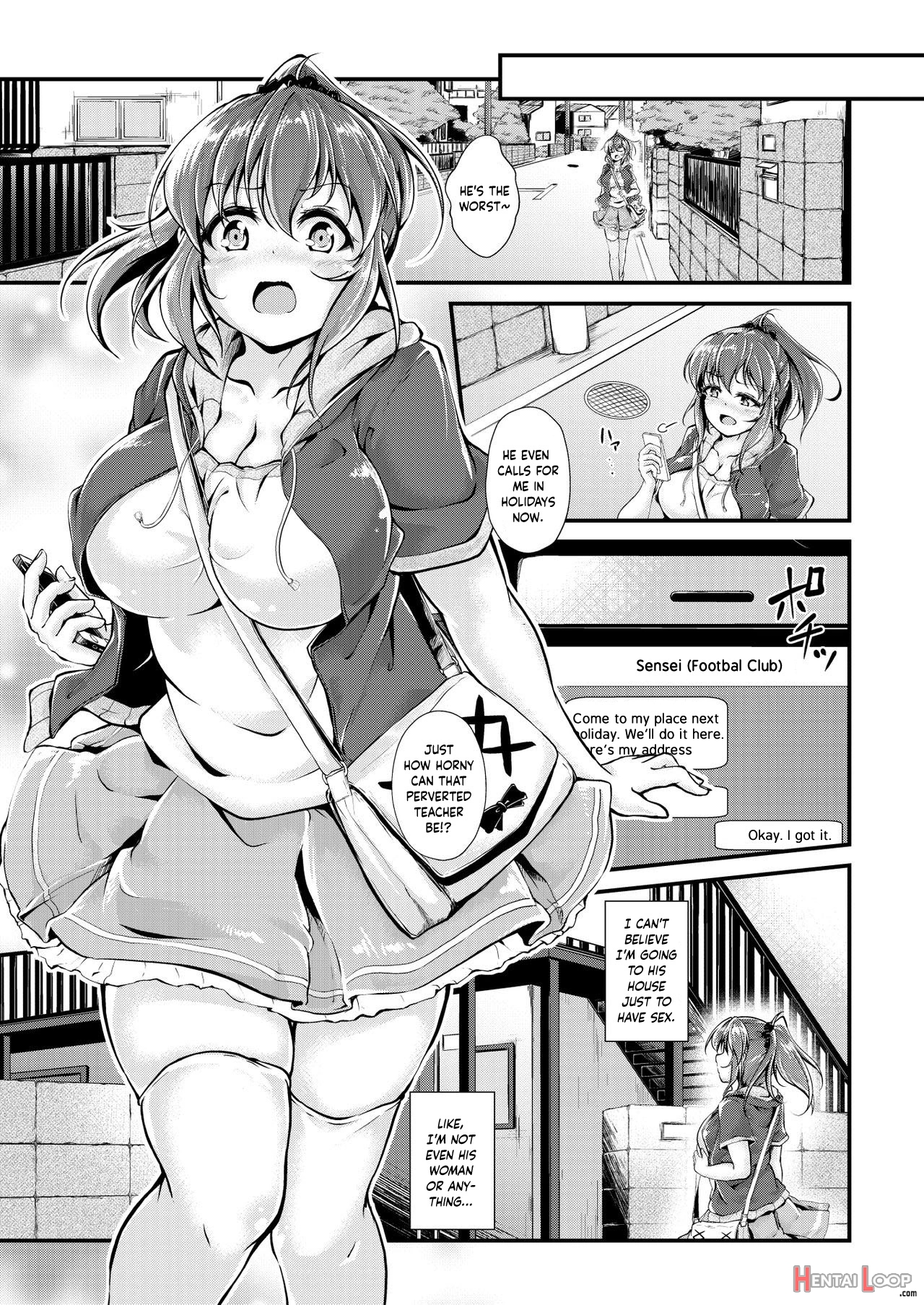 Kyonyuu Manager Ga Chuunen Komon Ni Chin Make Suru Made ~bouchin Vs Cho Roman Sparta Seishidou~ page 52