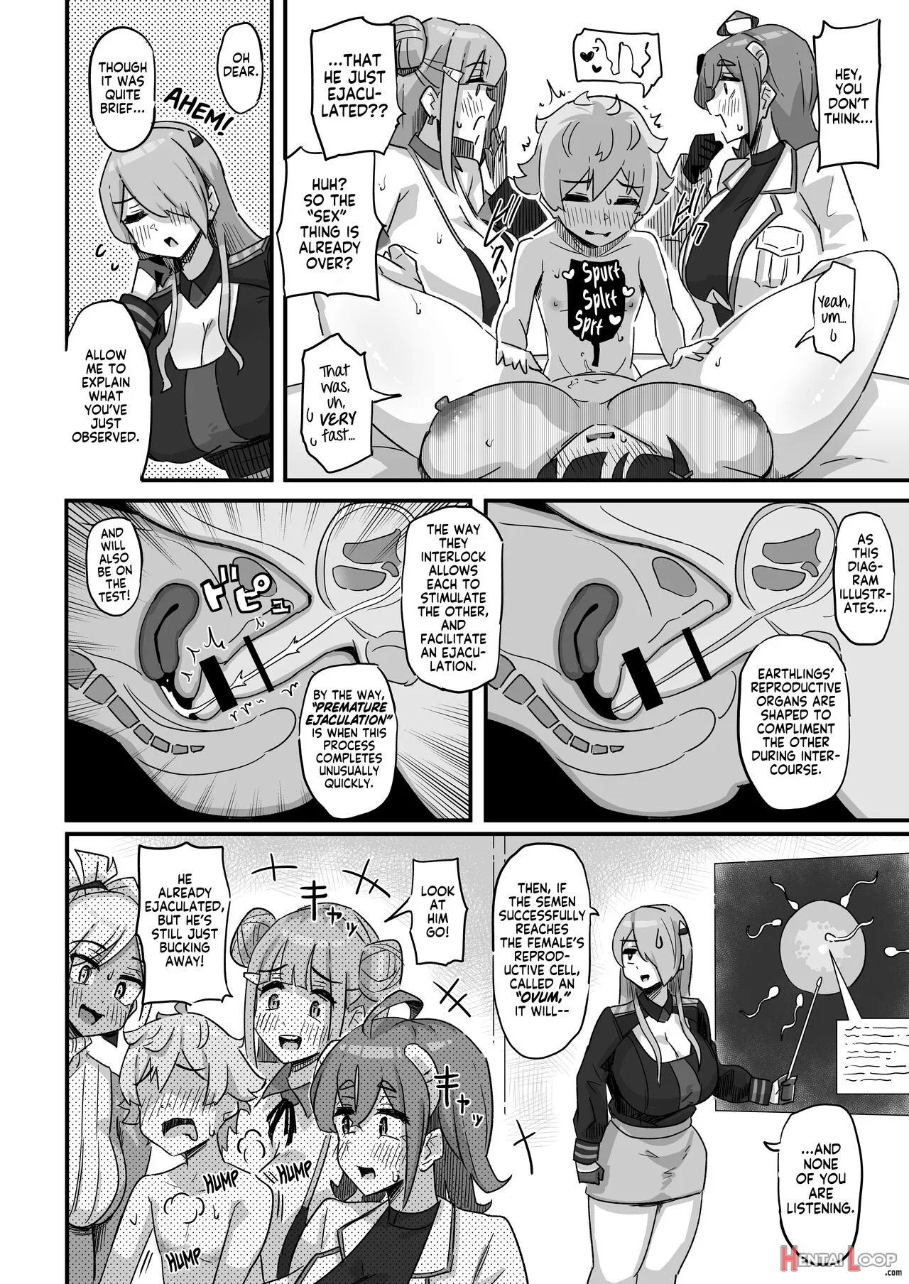 Kyou No Jugyou Wa, Chikyuujin No Hanshoku Katsudou No Kansatsu Desu page 19