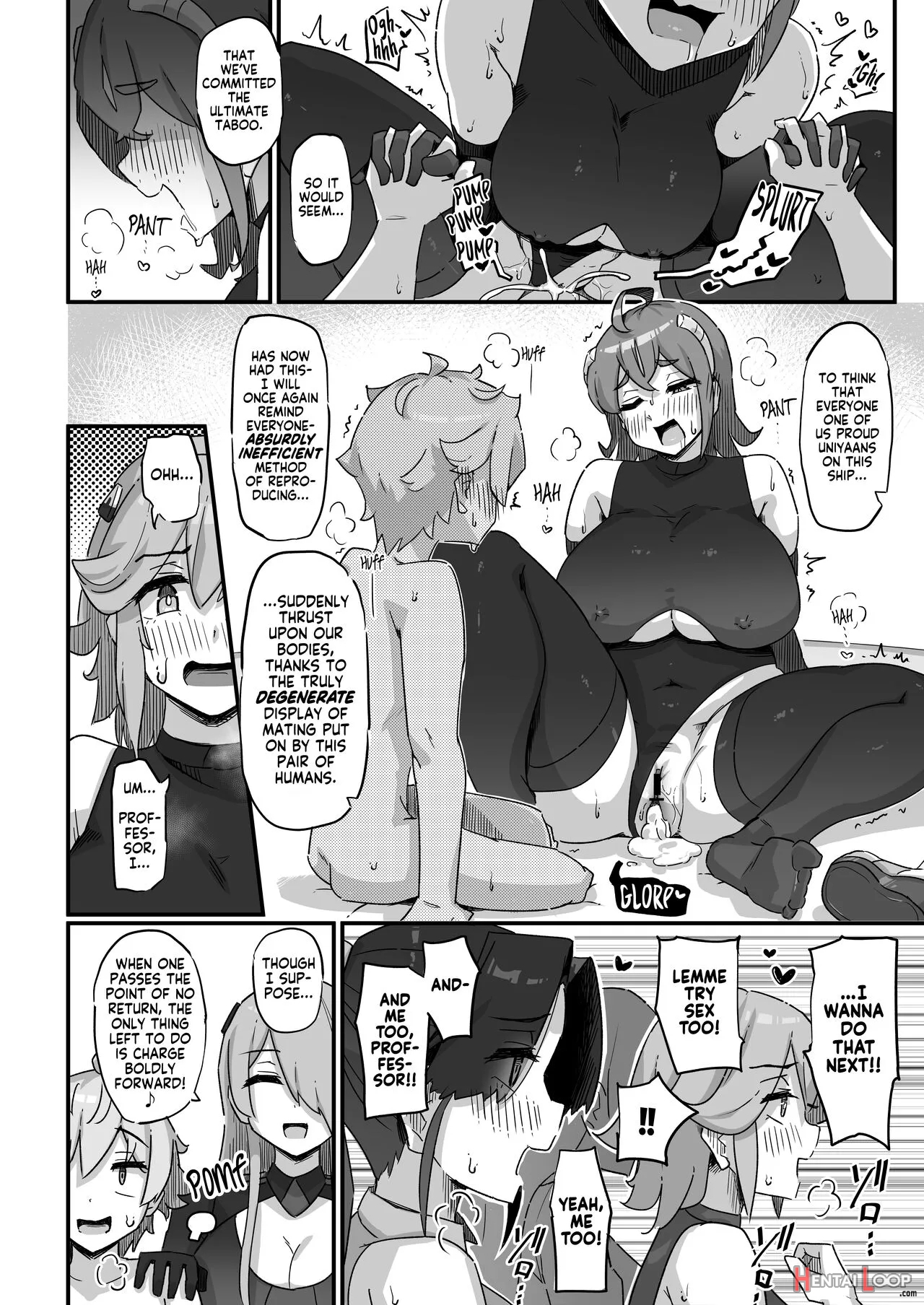 Kyou No Jugyou Wa, Chikyuujin No Hanshoku Katsudou No Kansatsu Desu page 47