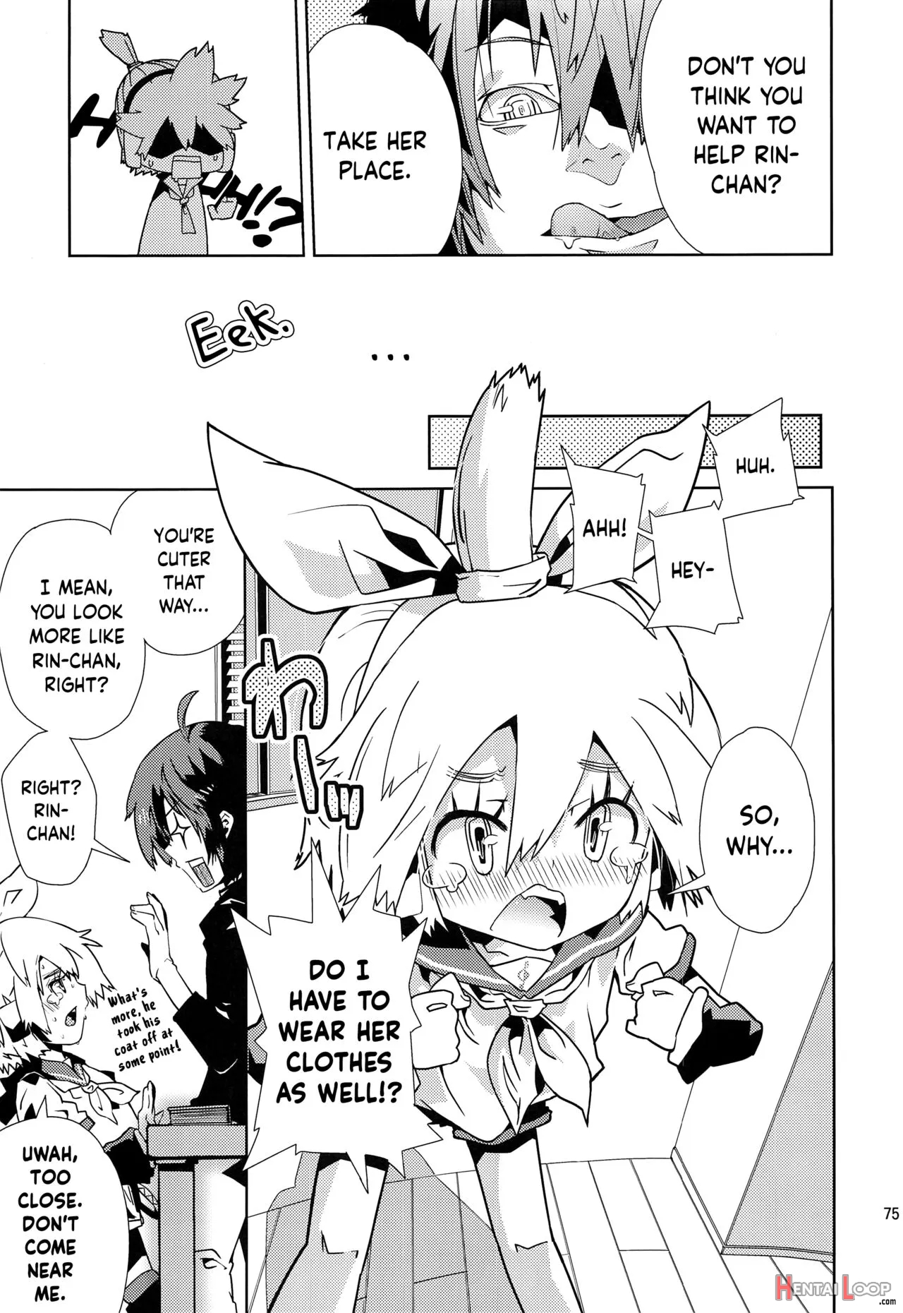 Len-kun Ni Tsui Ecchi Na Ijiwaru Shichau No Wa, Minna Len-kun Ga Da-isuki Dakara Dayo! page 74