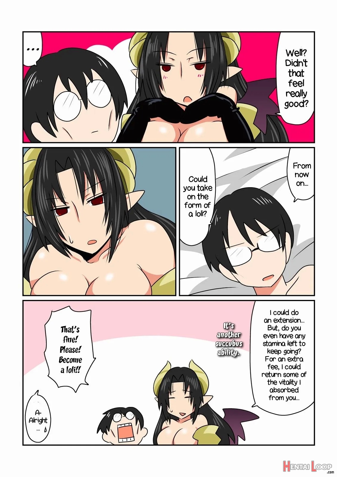 Lolicon To Kyonyuu Succubus-san. page 12