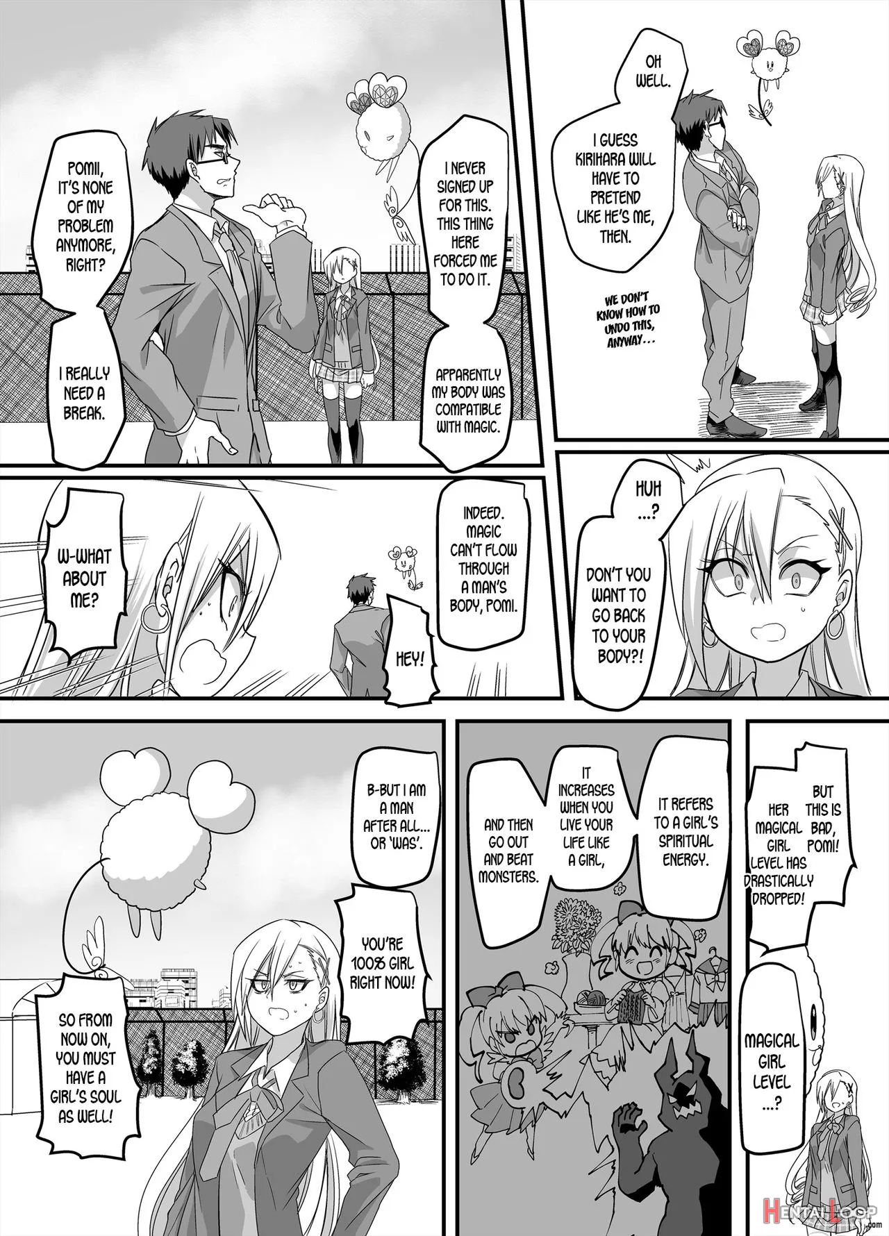 Mahou Shoujo Swap! ~shinmai Kyoushi No Ore Ga Mahou Shoujo To Irekawacchattara~ page 11