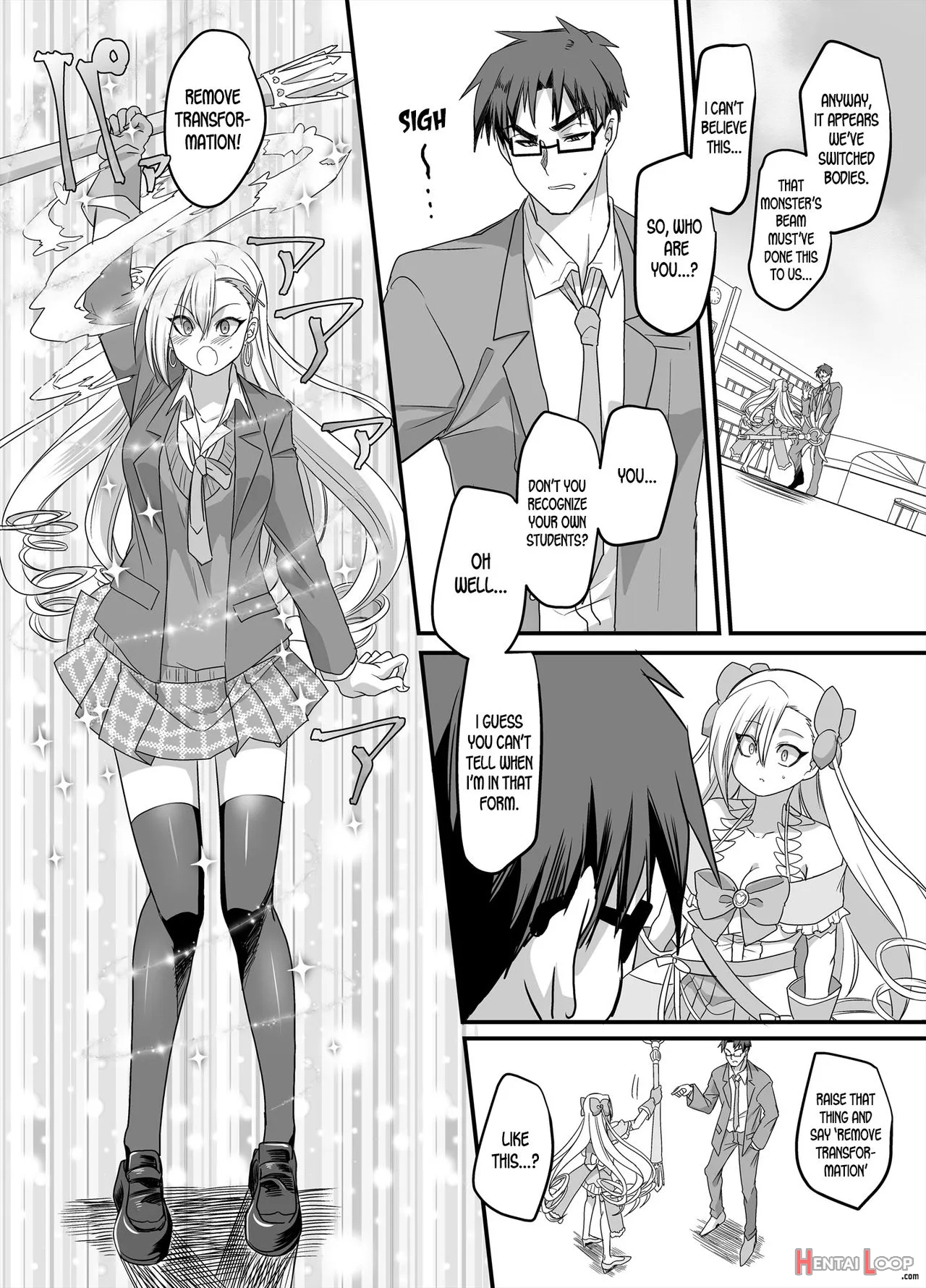 Mahou Shoujo Swap! ~shinmai Kyoushi No Ore Ga Mahou Shoujo To Irekawacchattara~ page 9