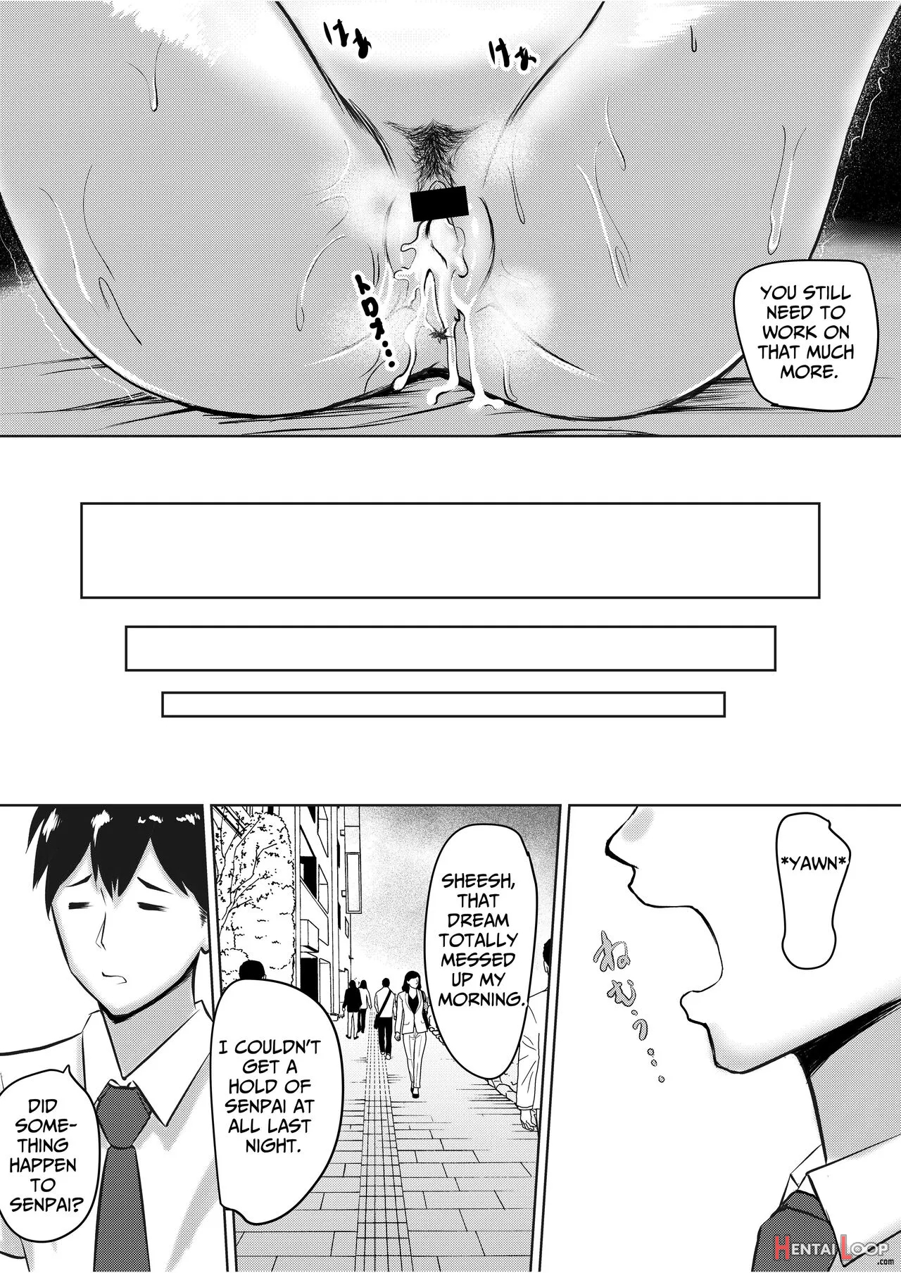 Majime Sugiru Senpai Wa Service Zangyou De Asa Made Ikasareru page 38