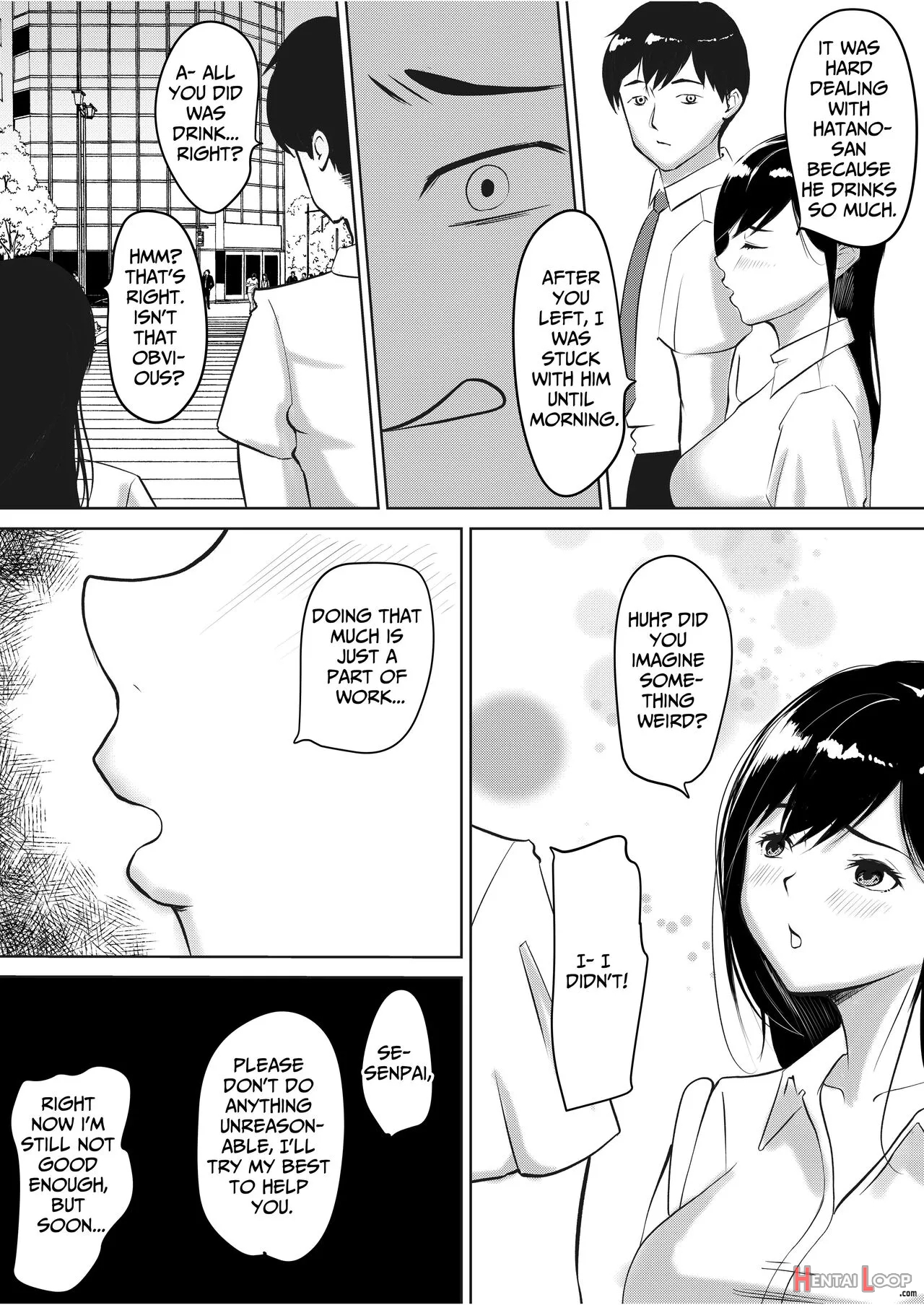 Majime Sugiru Senpai Wa Service Zangyou De Asa Made Ikasareru page 40