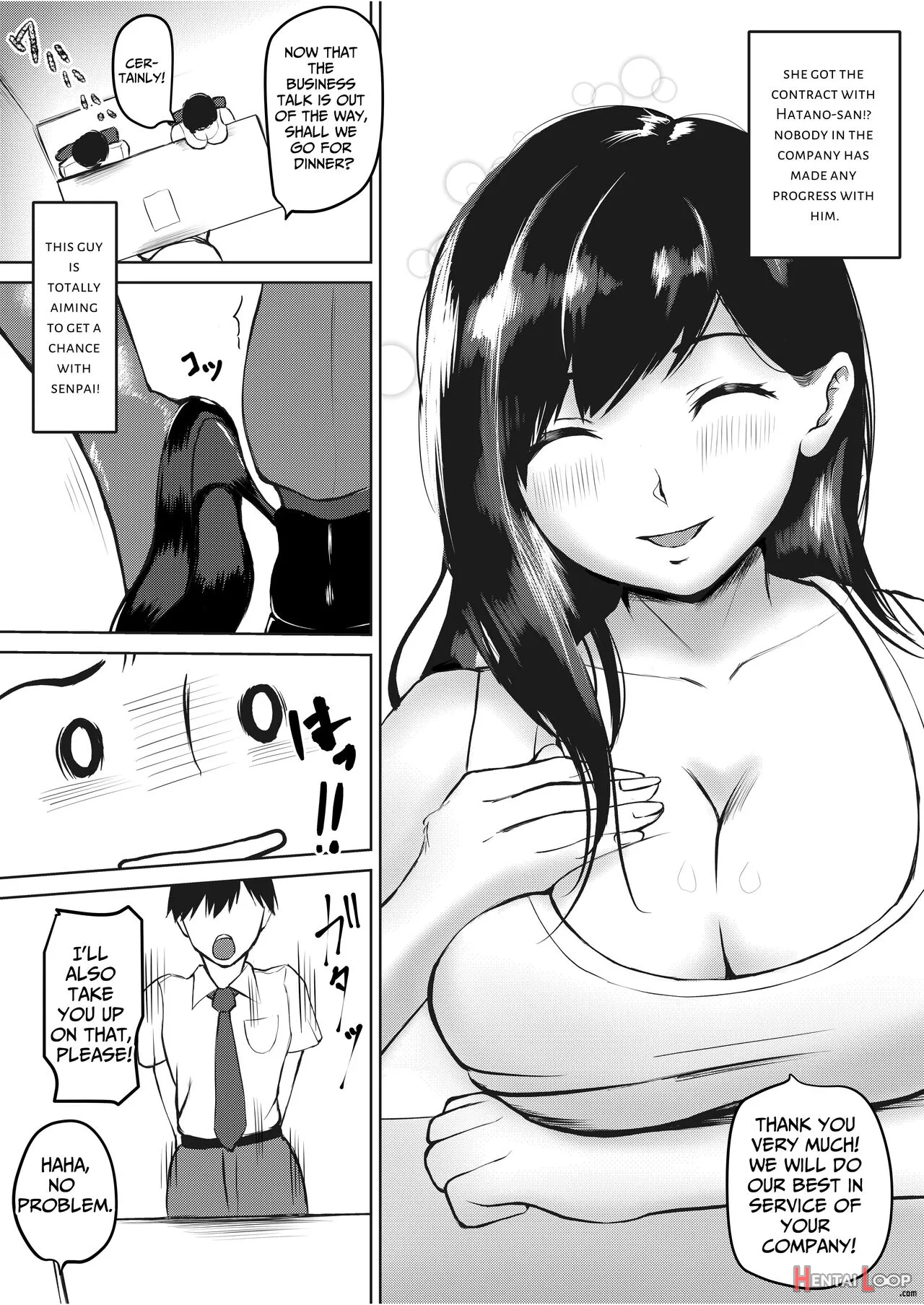 Majime Sugiru Senpai Wa Service Zangyou De Asa Made Ikasareru page 5