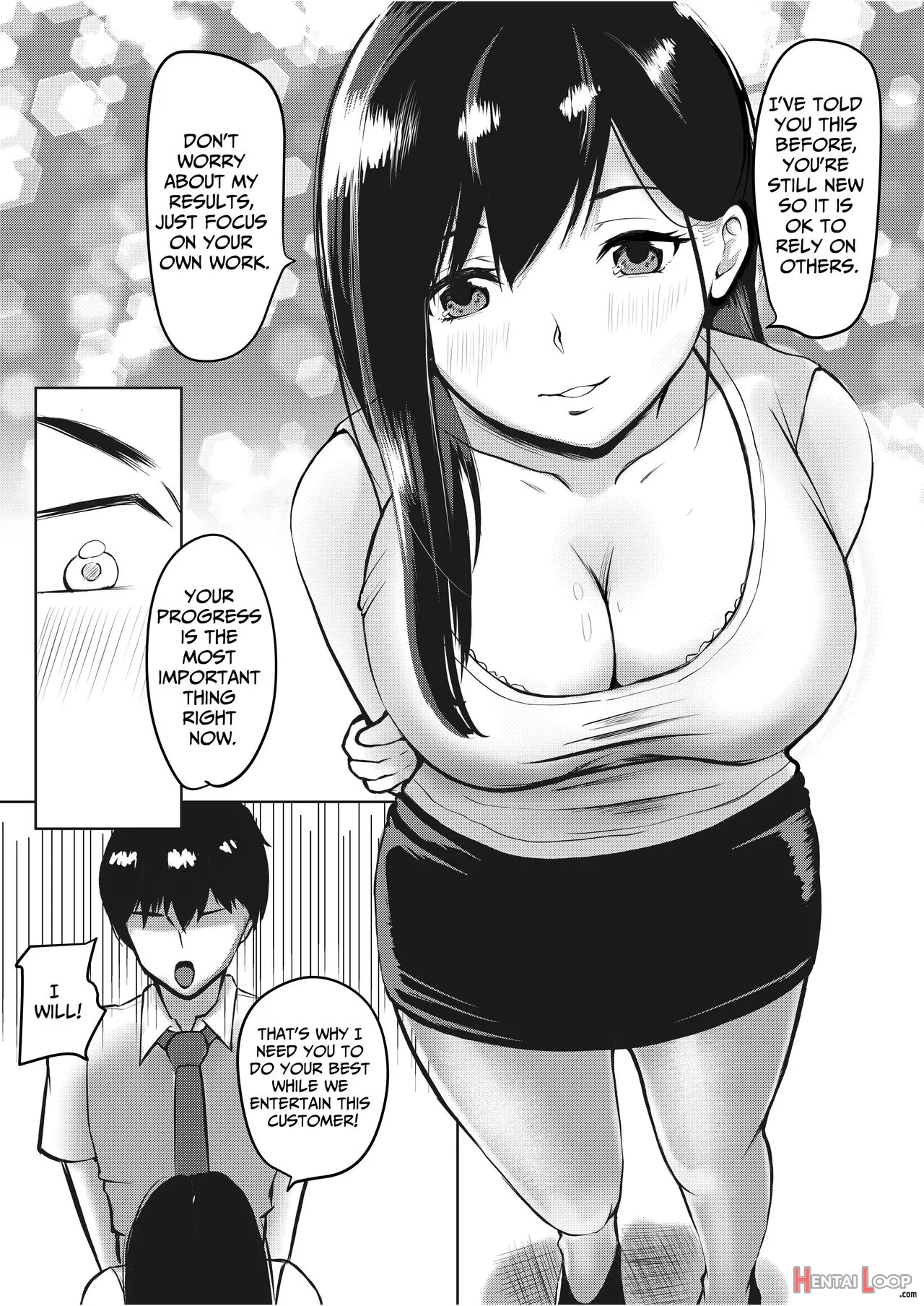 Majime Sugiru Senpai Wa Service Zangyou De Asa Made Ikasareru page 7